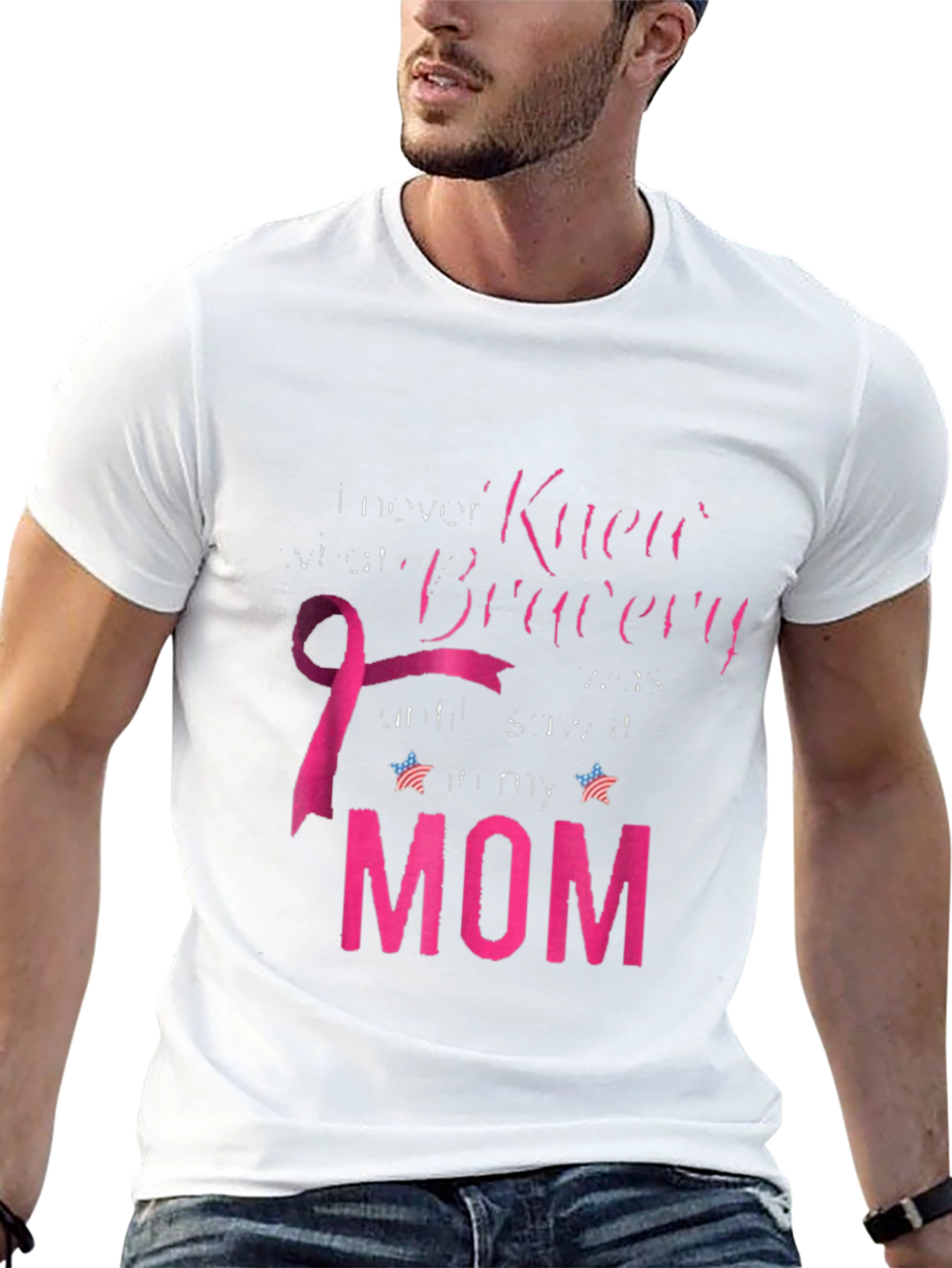 Black Bravery Breast Cancer Awareness T-Shirt view 13