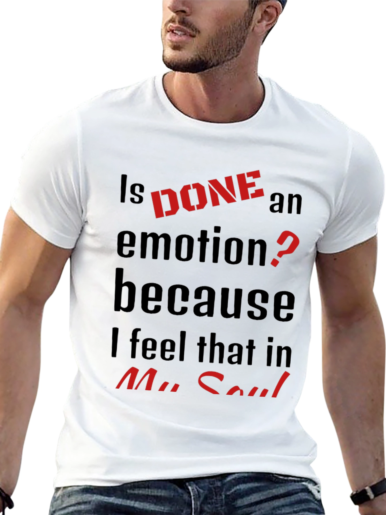 Black Is DONE an Emotion? Graphic Tee view 13