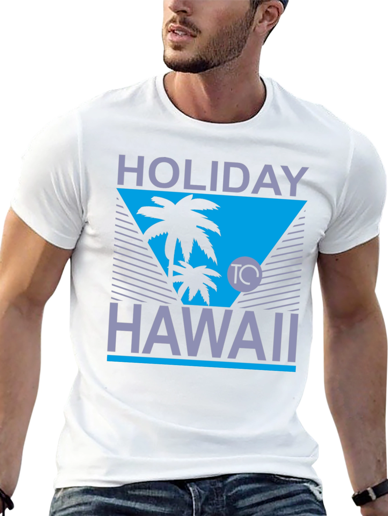 Black Holiday Hawaii Graphic Tee - Island Vibes T-Shirt view 13