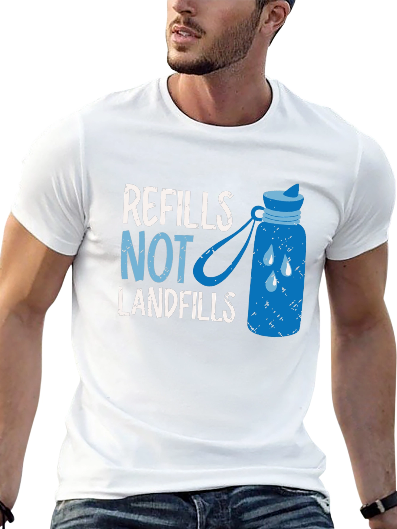 Refills Not Landfills Graphic Tee - 13