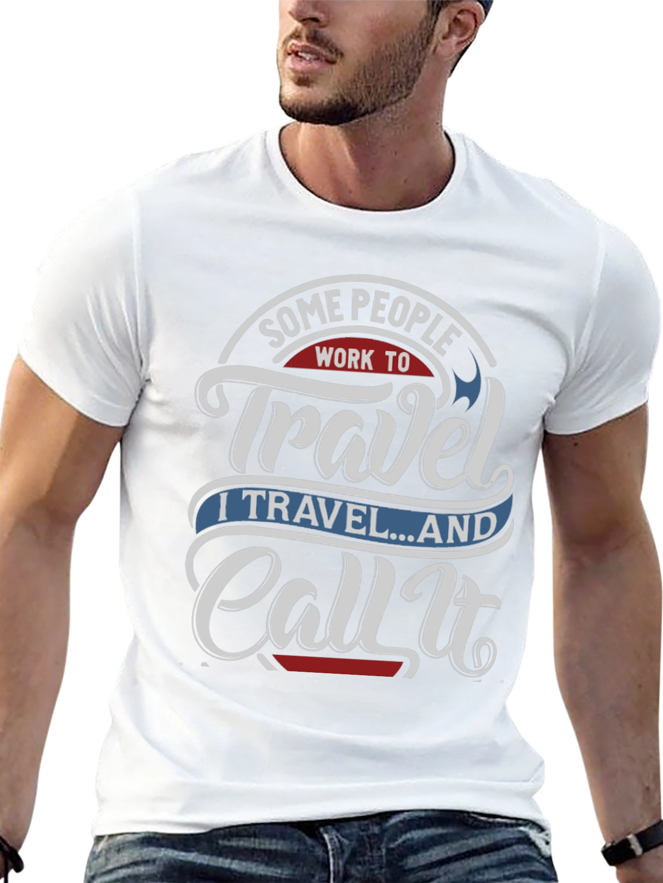 Black Travel Lover Graphic Tee - "I Travel...And Call It" view 13
