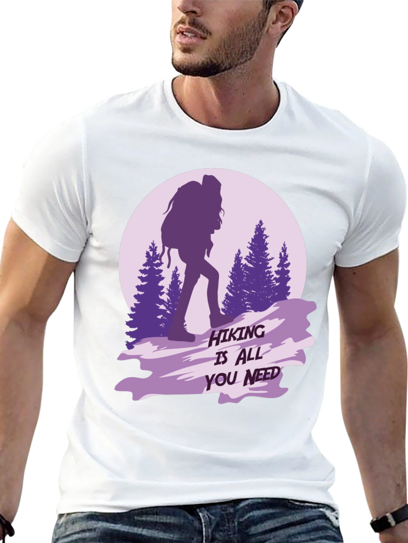 Black Hiking is All You Need Graphic Tee view 13