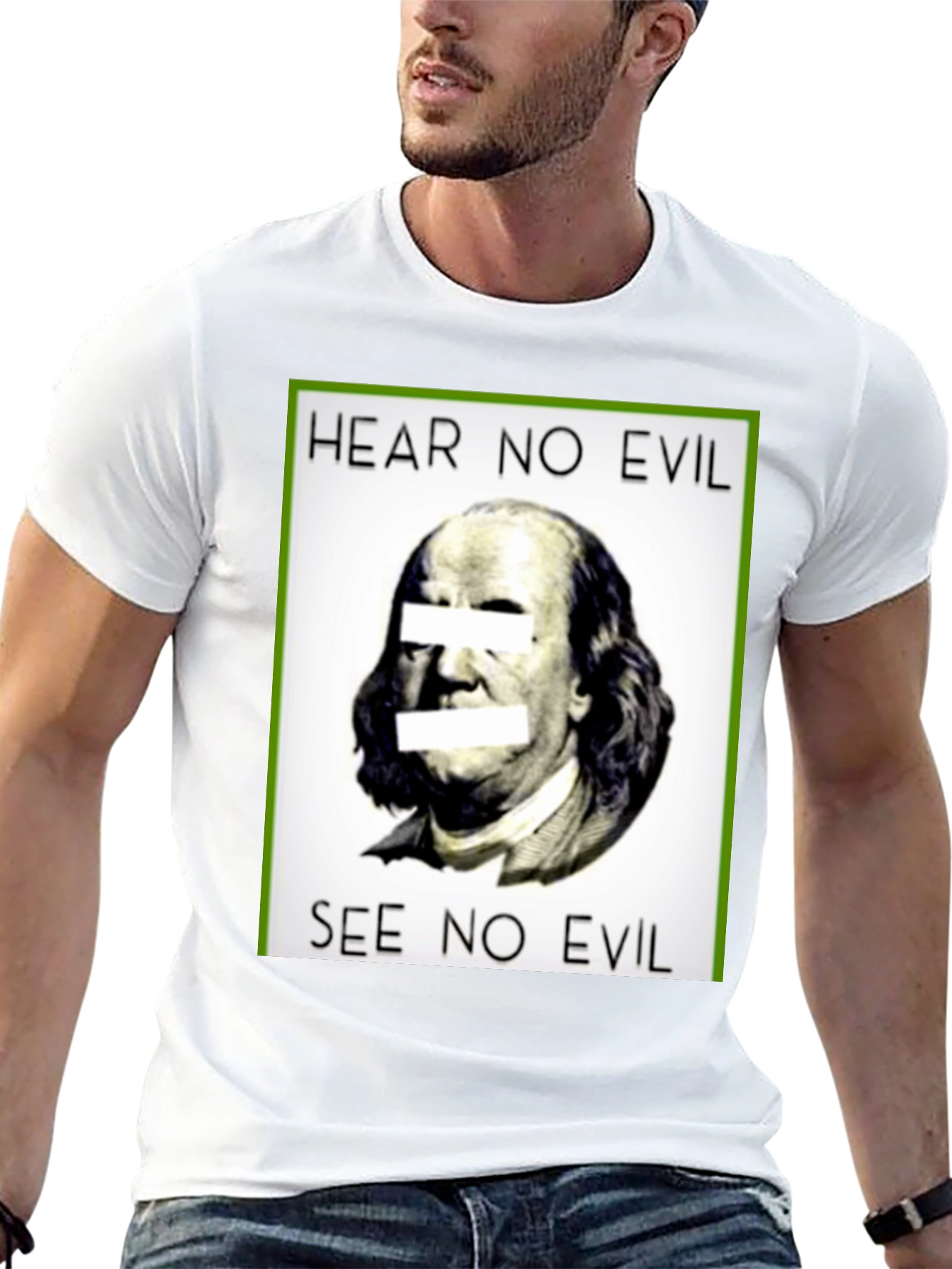 Hear No See No Evil Graphic T-Shirt - 13