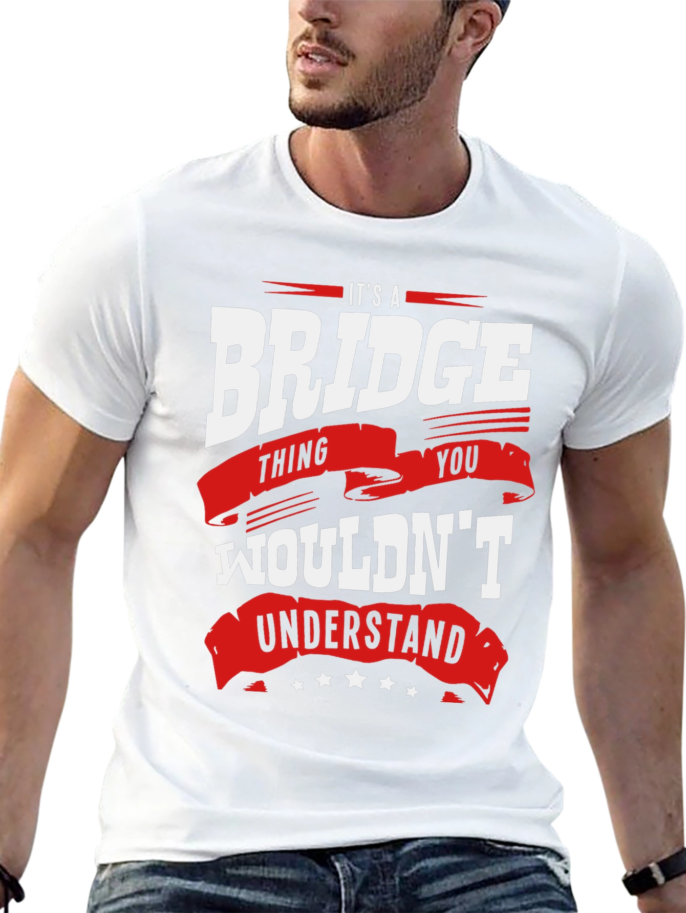 Black It's a Bridge Thing T-Shirt view 13