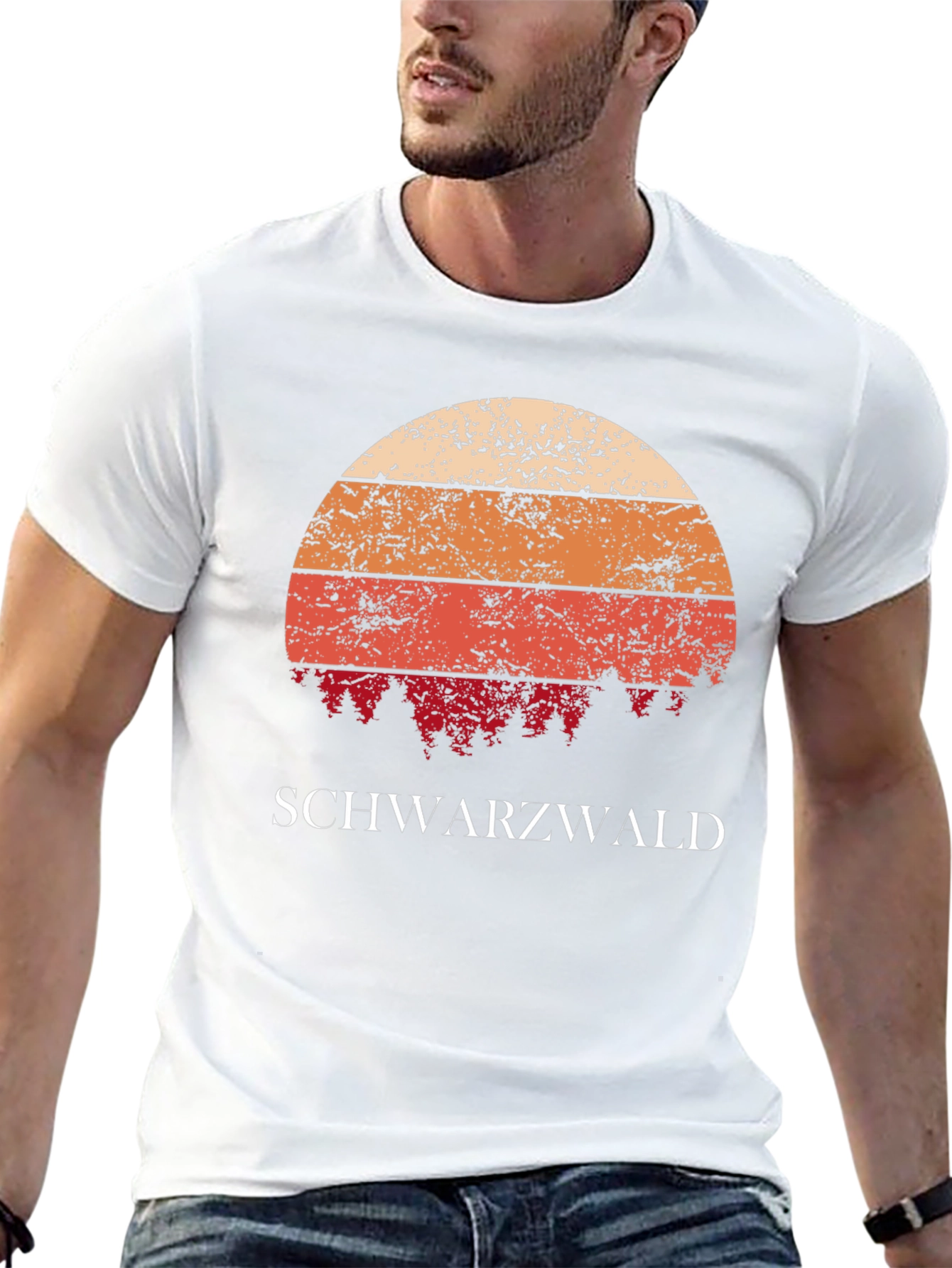 Schwarzwald Retro Sunset T-Shirt - 13