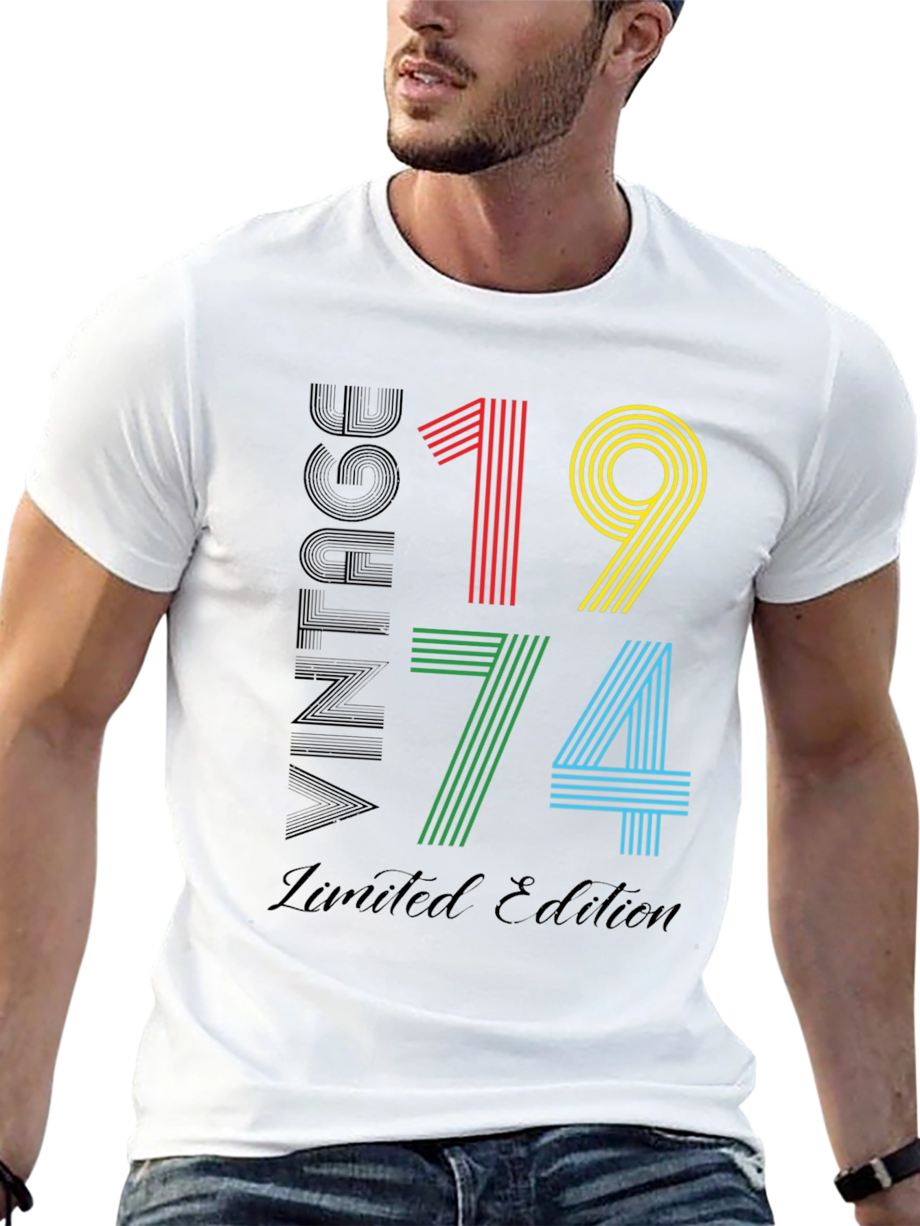 Black Vintage 1974 Limited Edition Graphic T-Shirt view 13