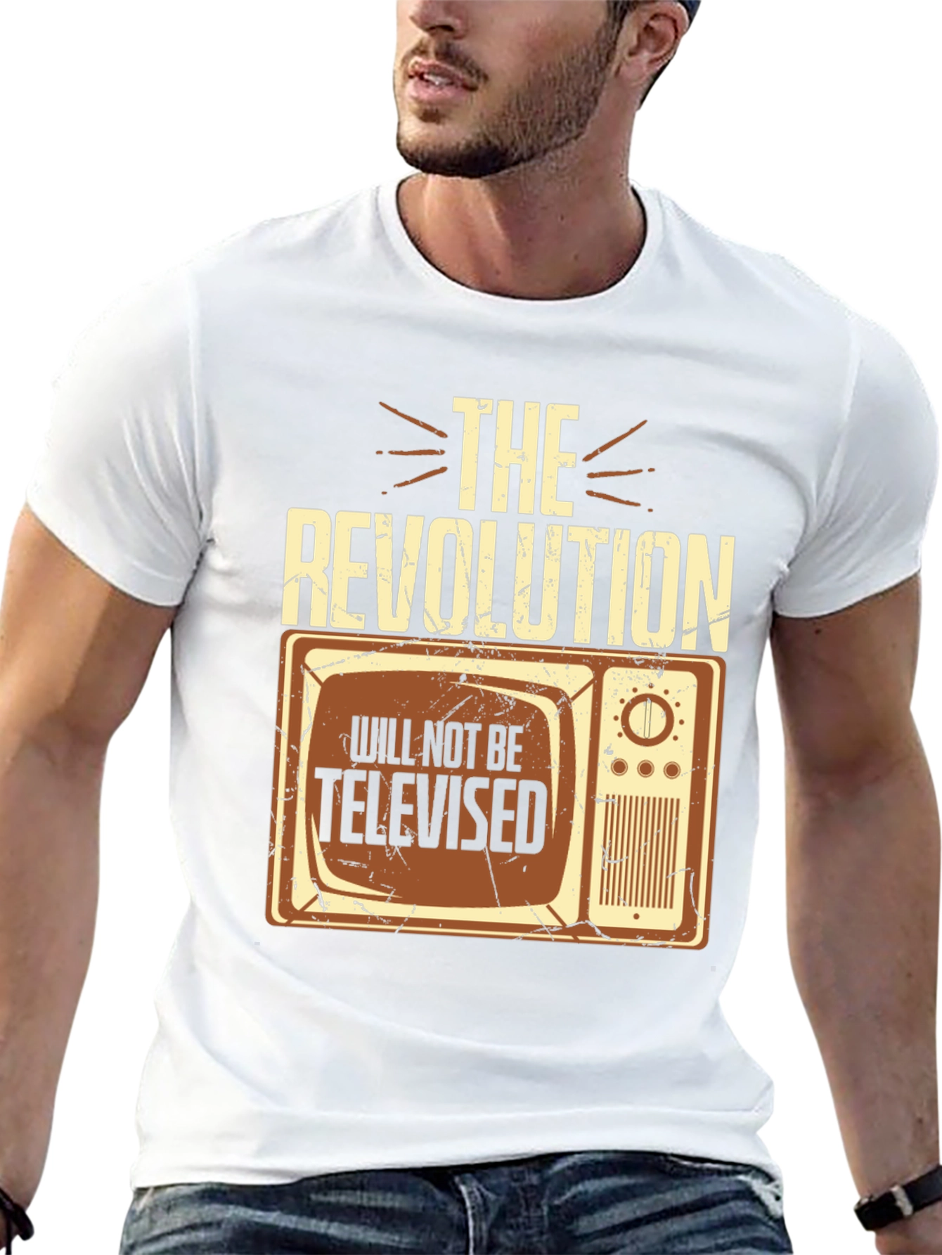 The Revolution Will Not Be Televised Graphic Tee - 13
