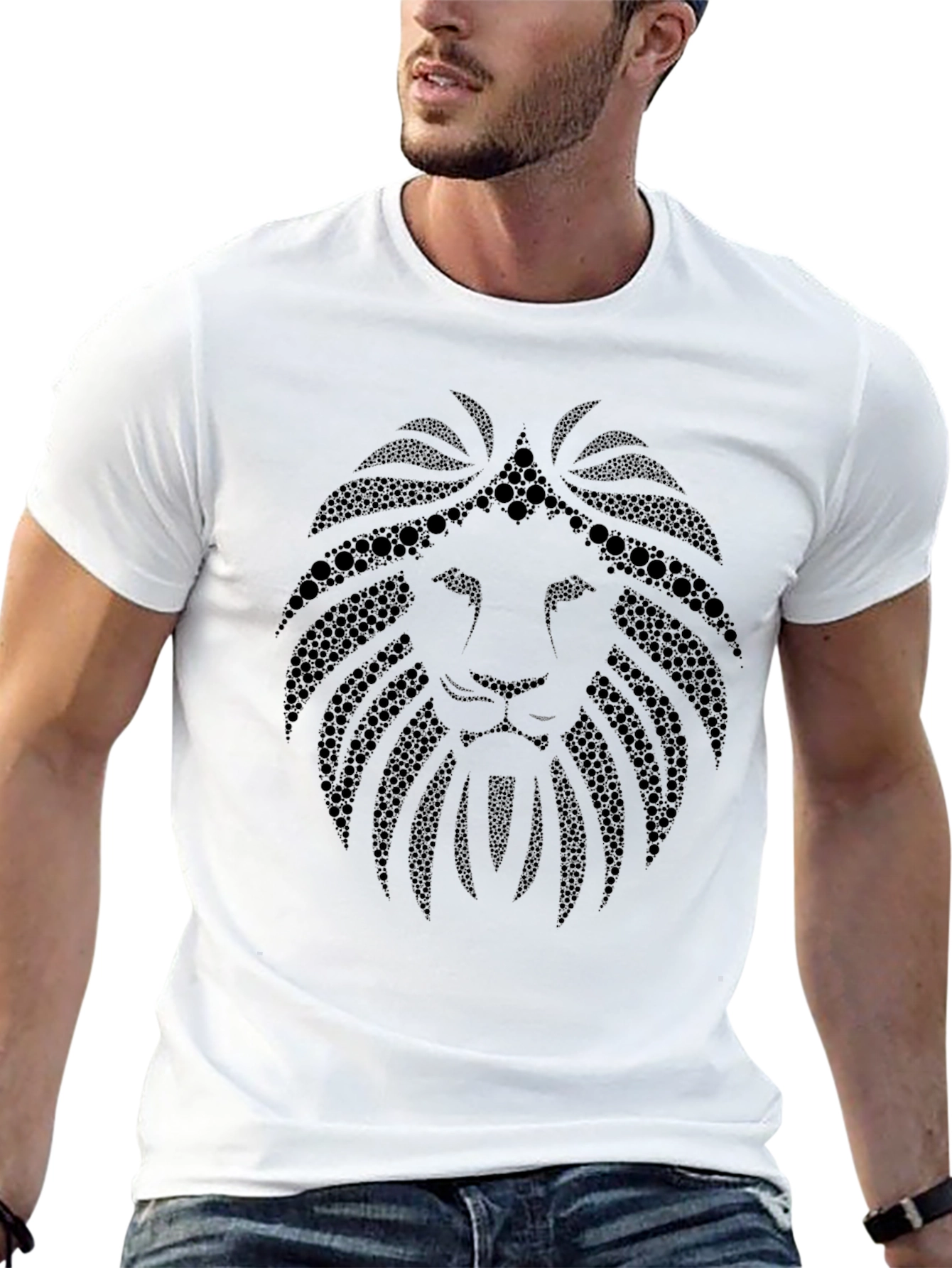 Black Black Lion Graphic Tee view 13