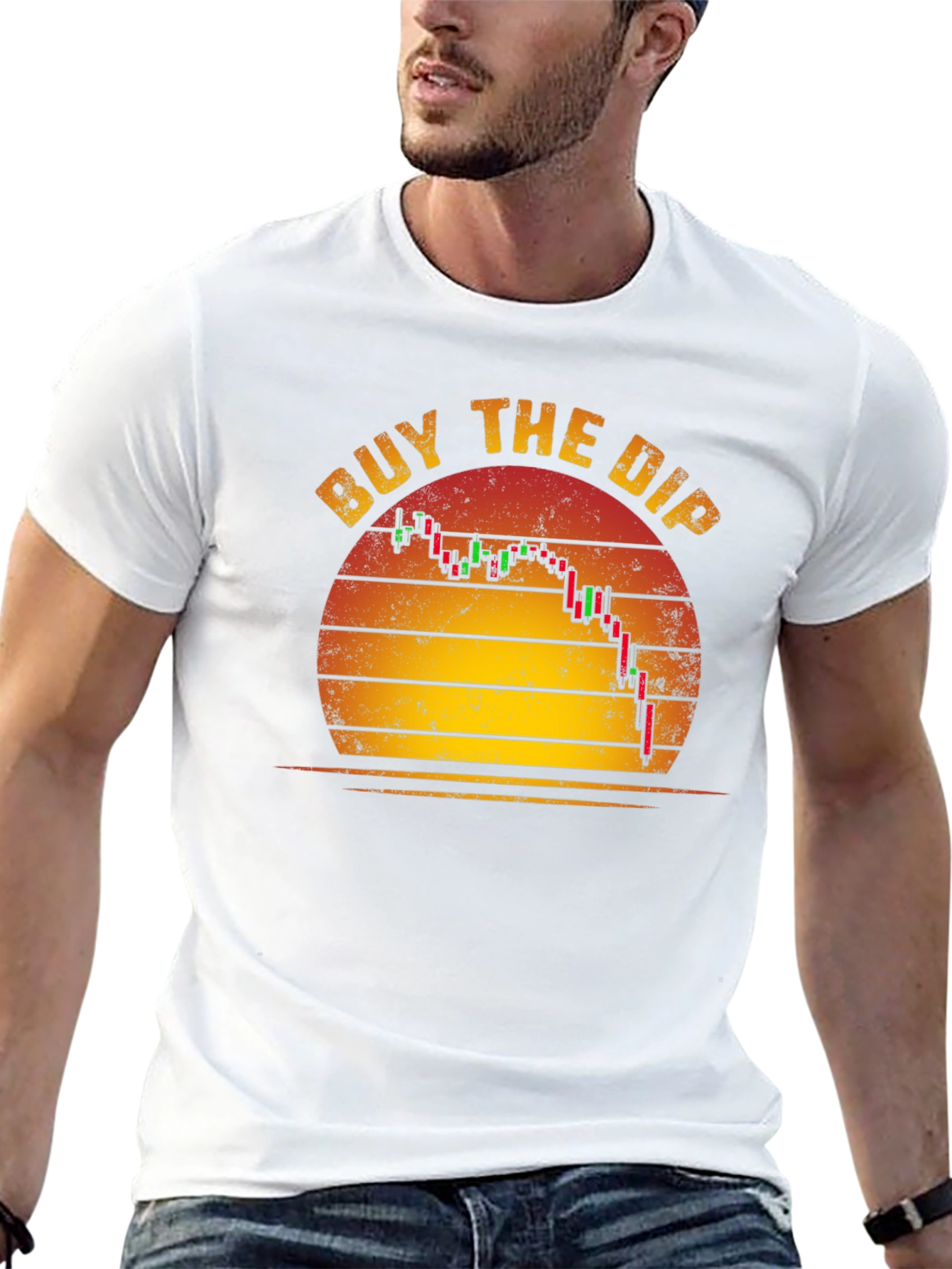 Black Buy the Dip Crypto T-Shirt view 13