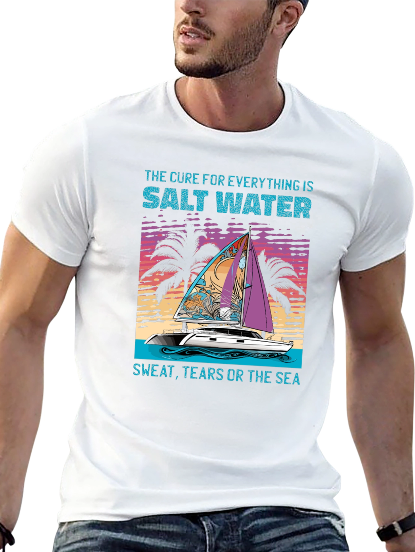 Black Salt Water Cure Graphic Tee view 13