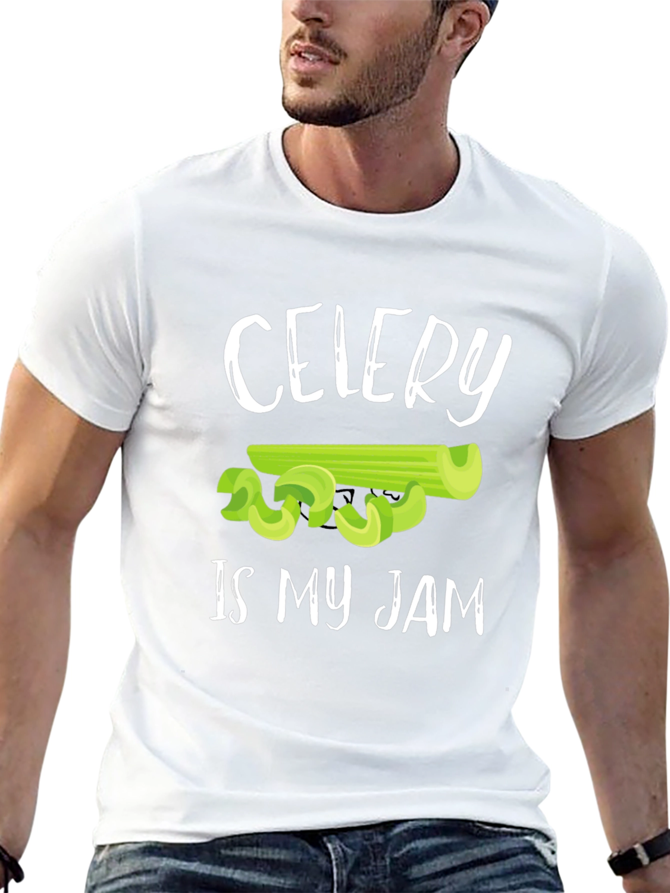 Black Celery Is My Jam T-Shirt - Funny Veggie Tee view 13