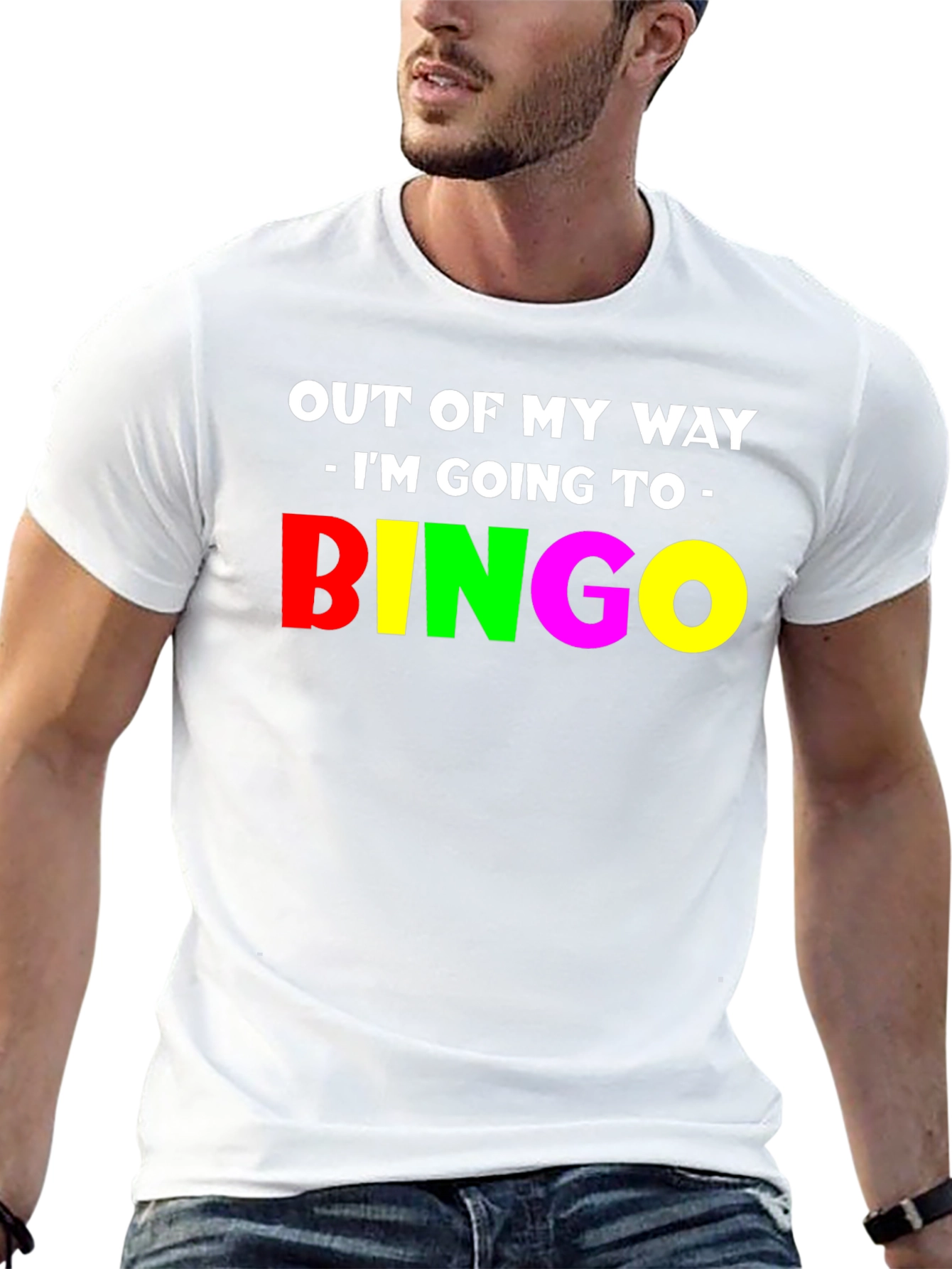 Black Funny Bingo T-Shirt - Out Of My Way! view 13