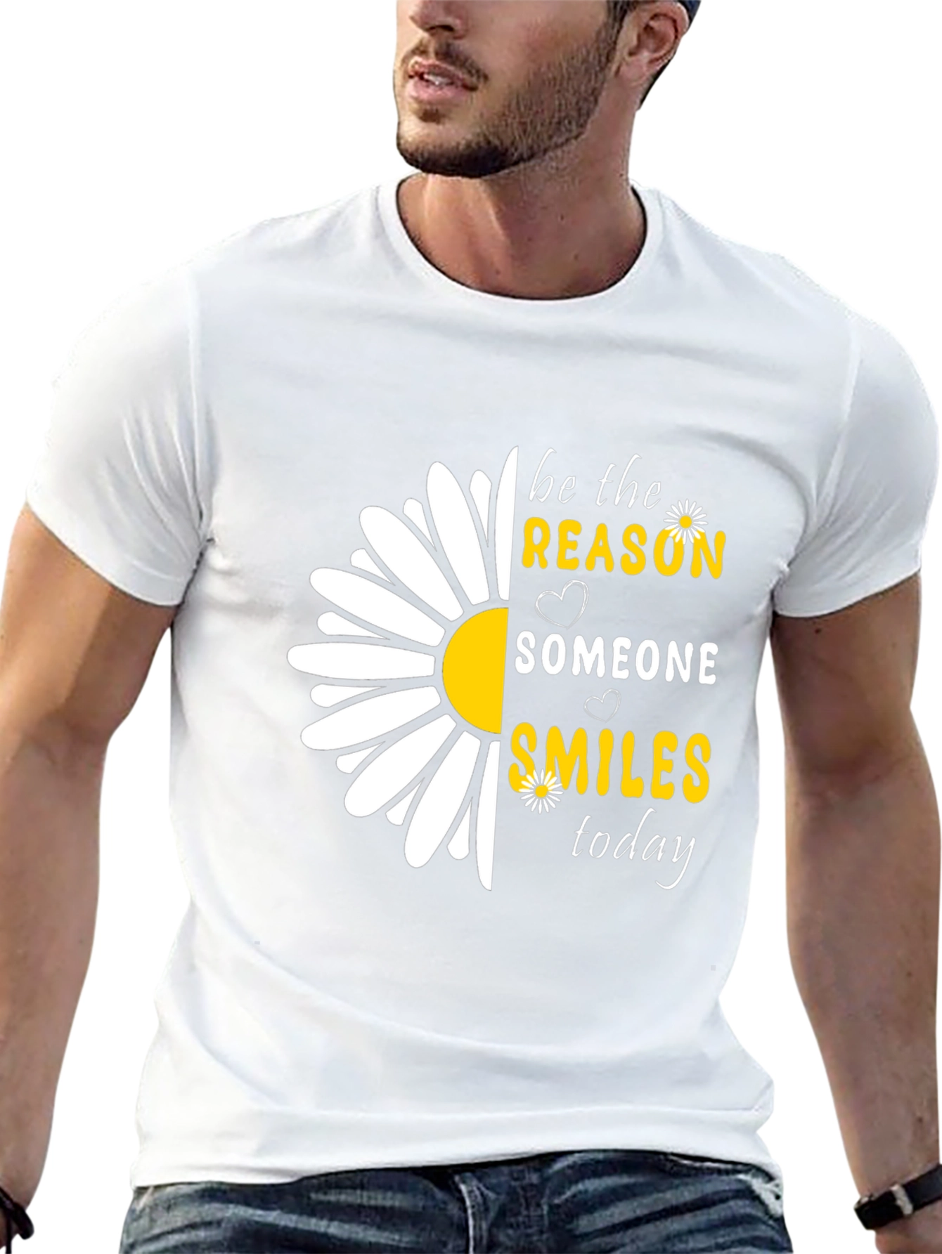 Black Be The Reason Smile T-Shirt view 13