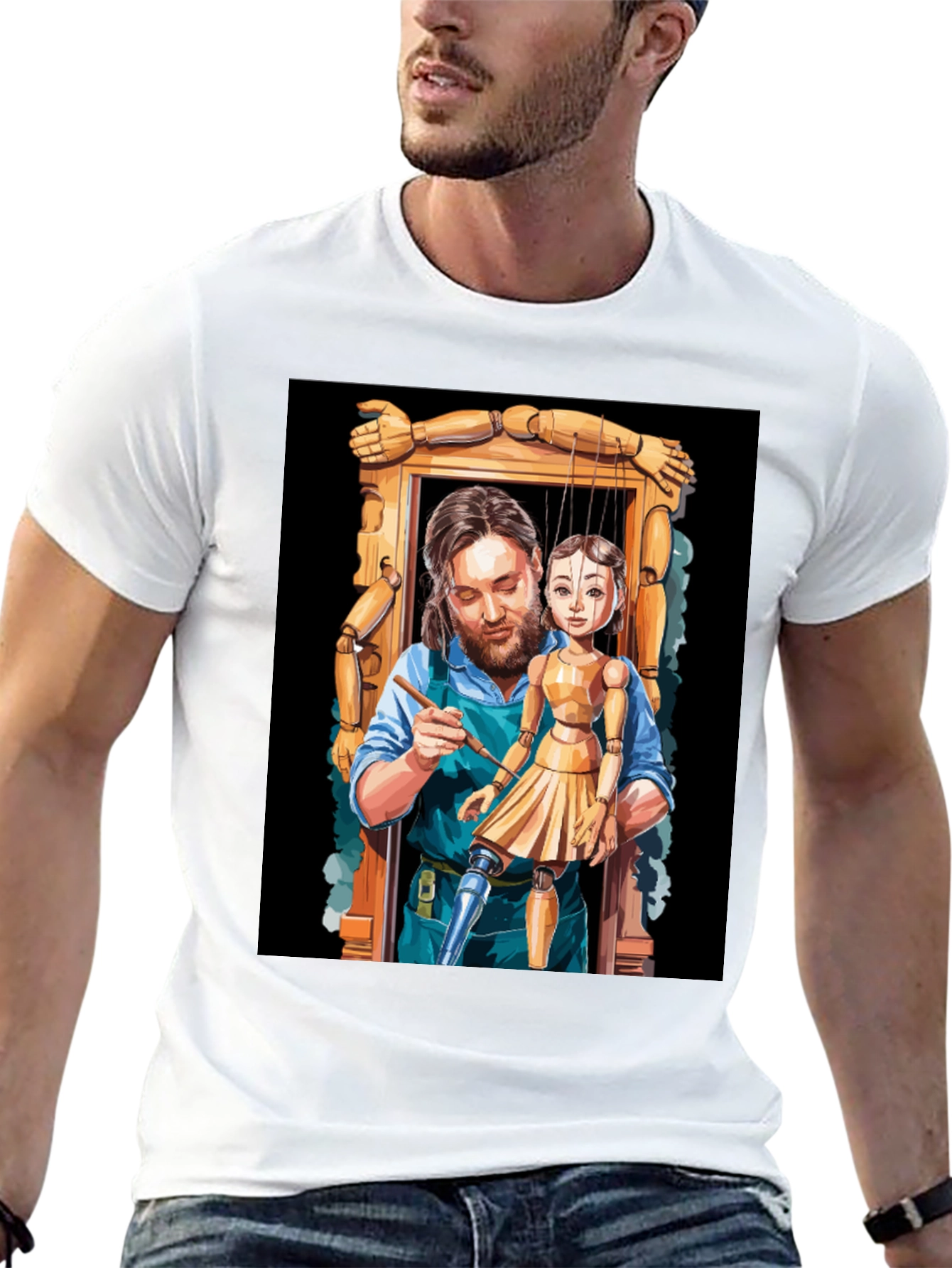 Black Marionette Master Graphic Tee view 13