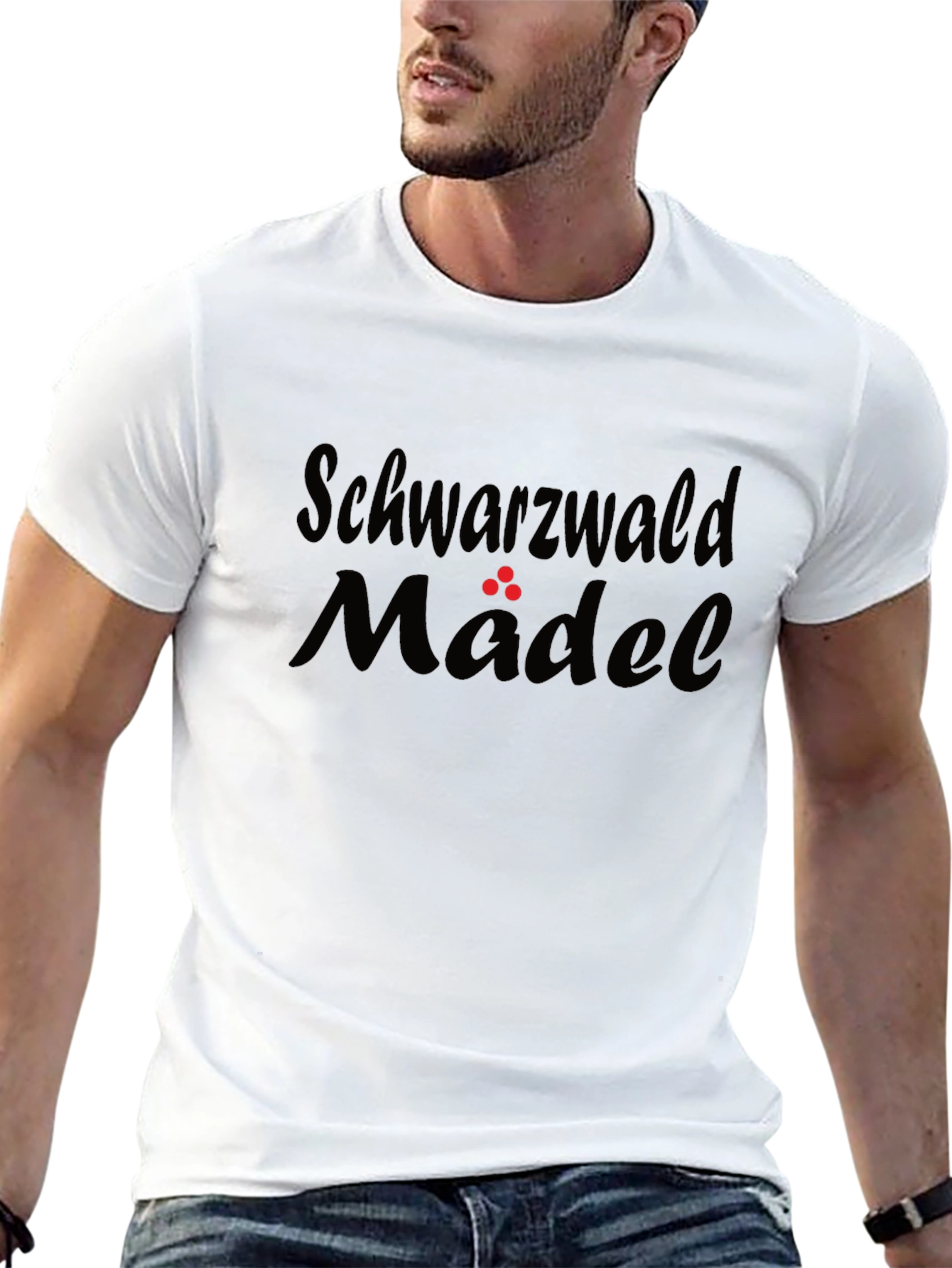 Black Schwarzwald Mädel Black T-Shirt view 13