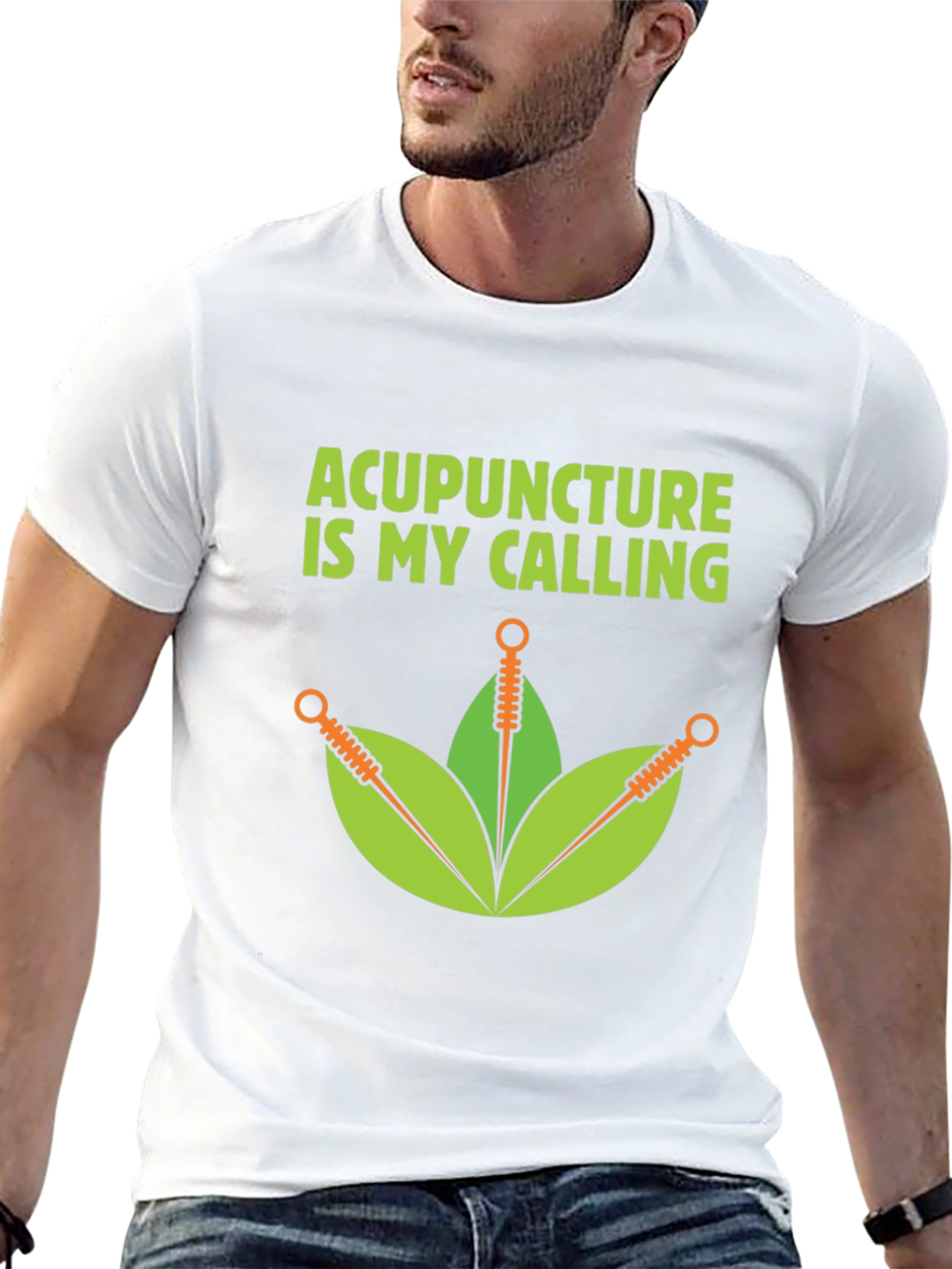 Black Acupuncture Is My Calling T-Shirt view 13