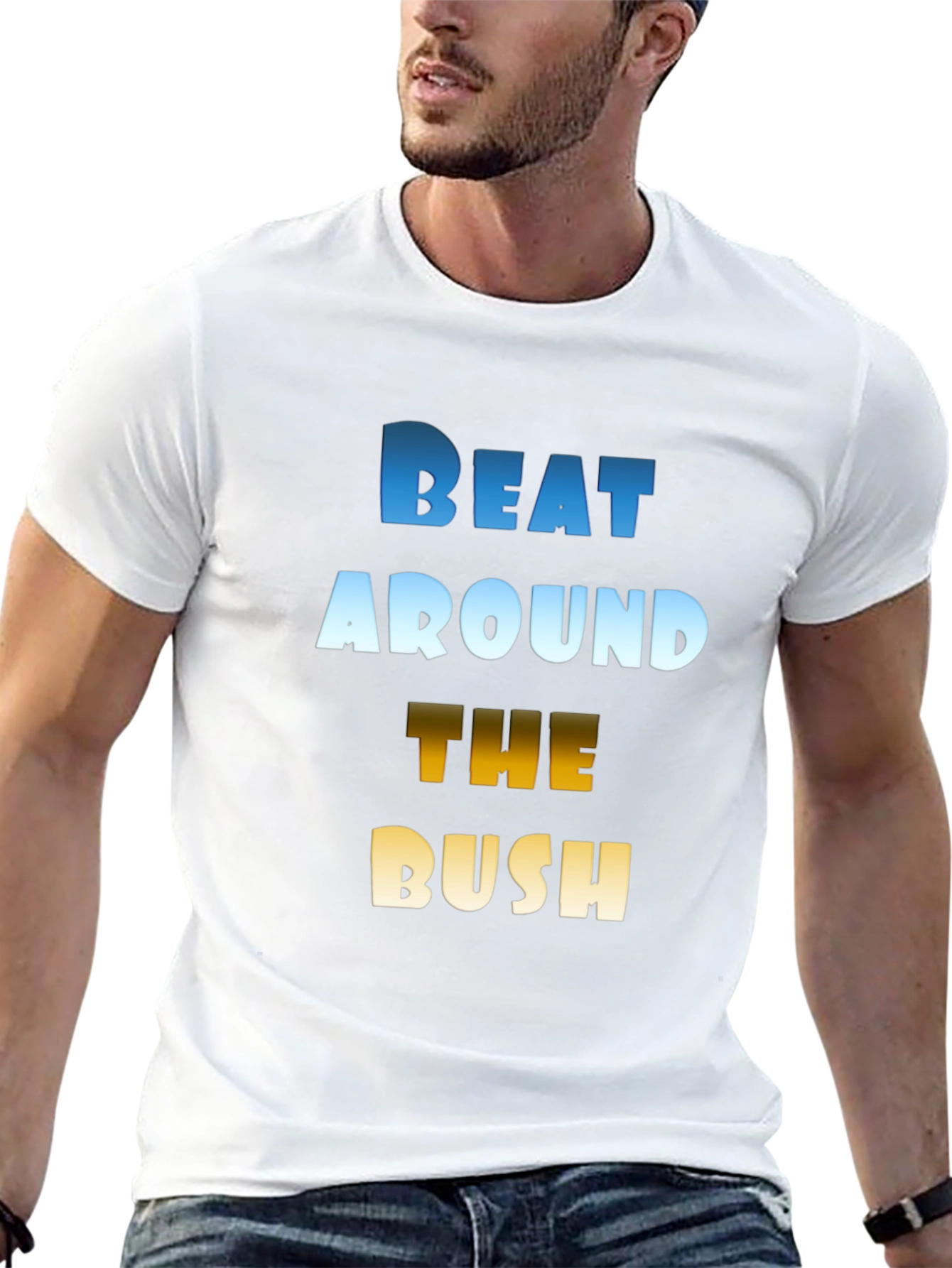 Black Beat Around the Bush Graphic Tee view 13