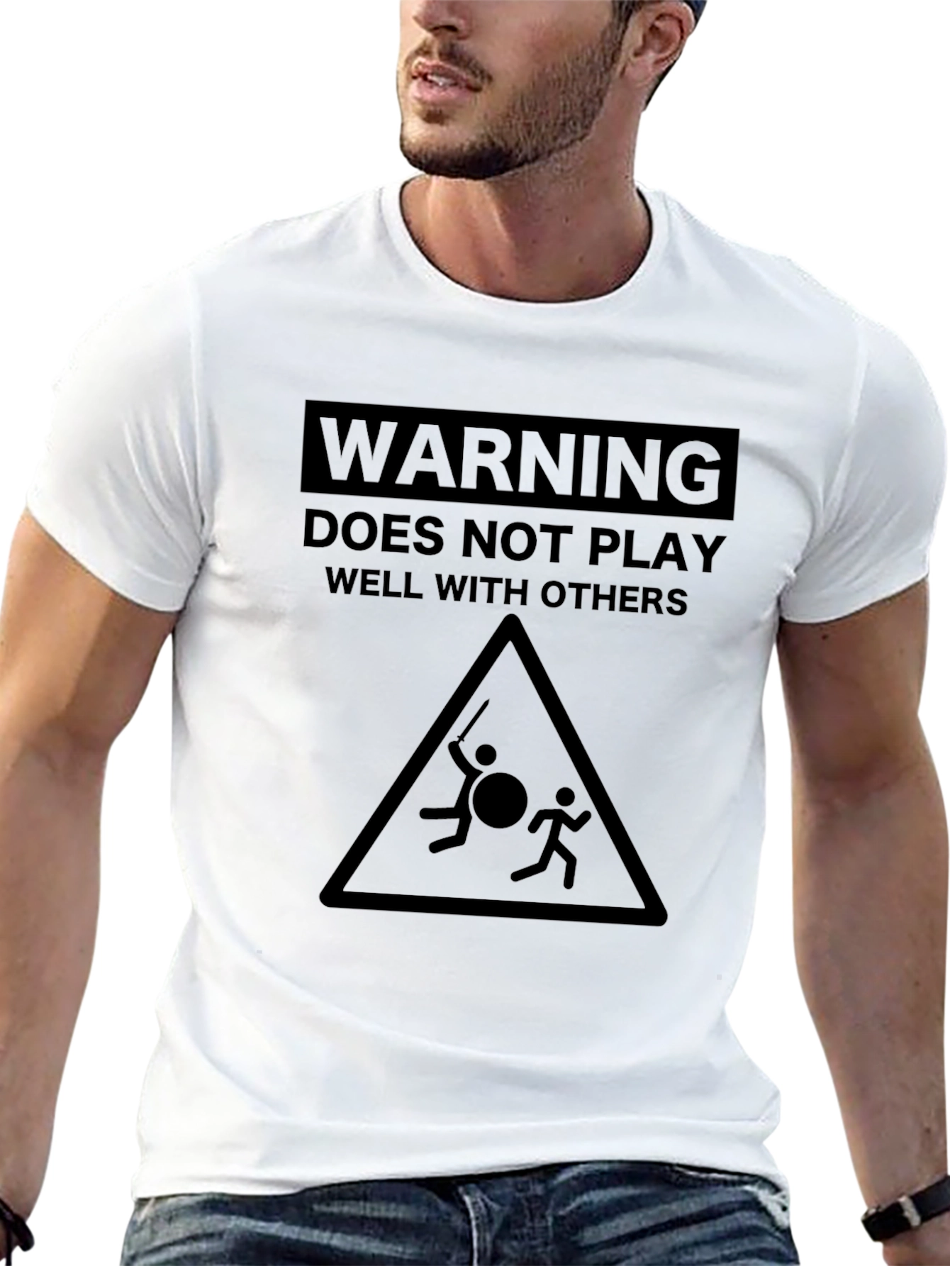 Warning: Does Not Play Well With Others T-Shirt - 13