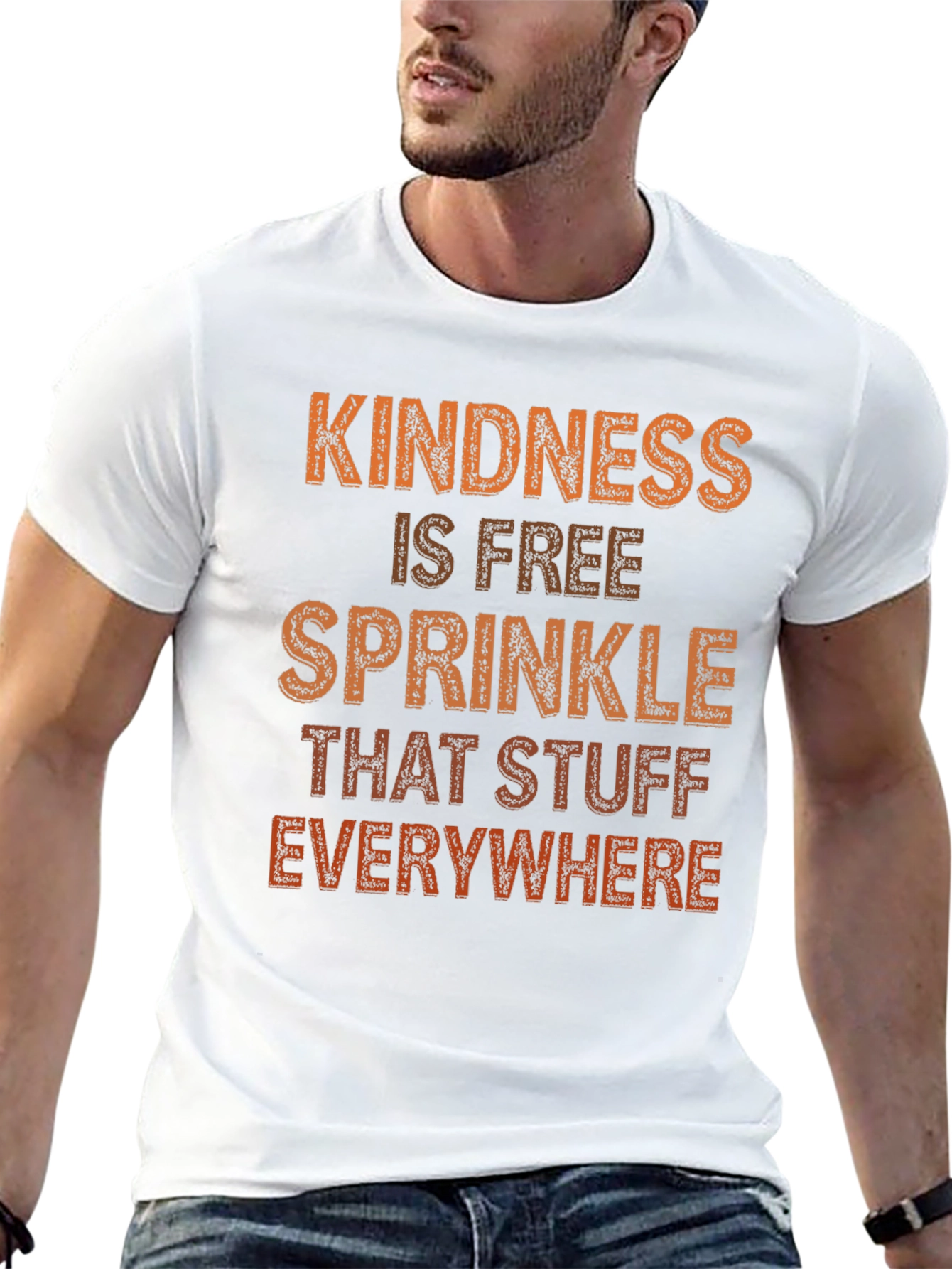 Black Kindness T-Shirt - Sprinkle That Stuff Everywhere view 13