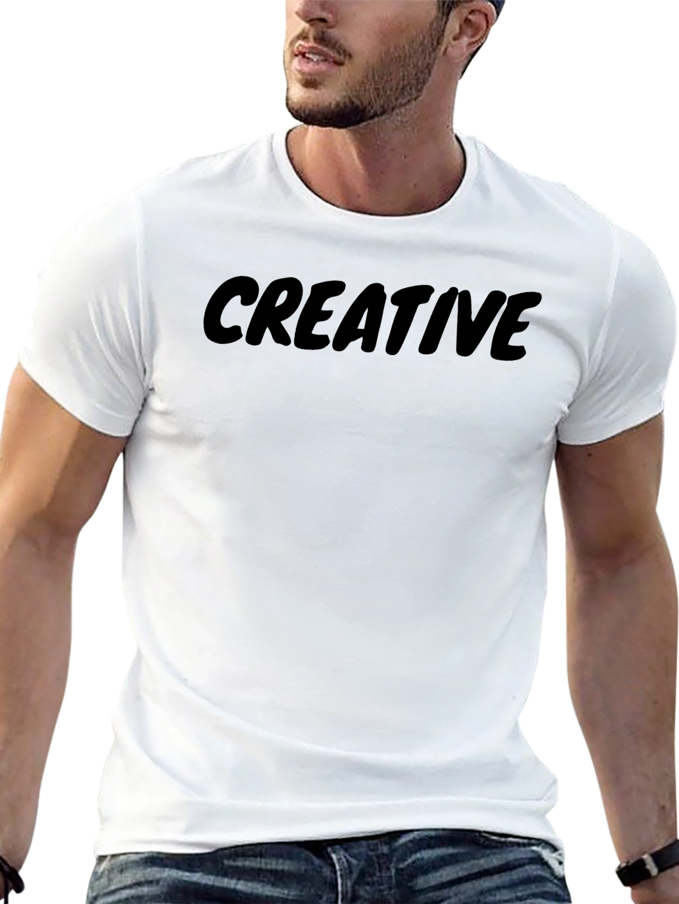 Black Creative Black T-Shirt view 13
