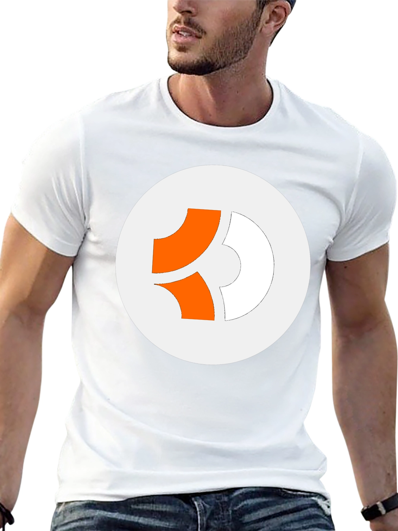 Modern Graphic Tee - Circle Logo - 13