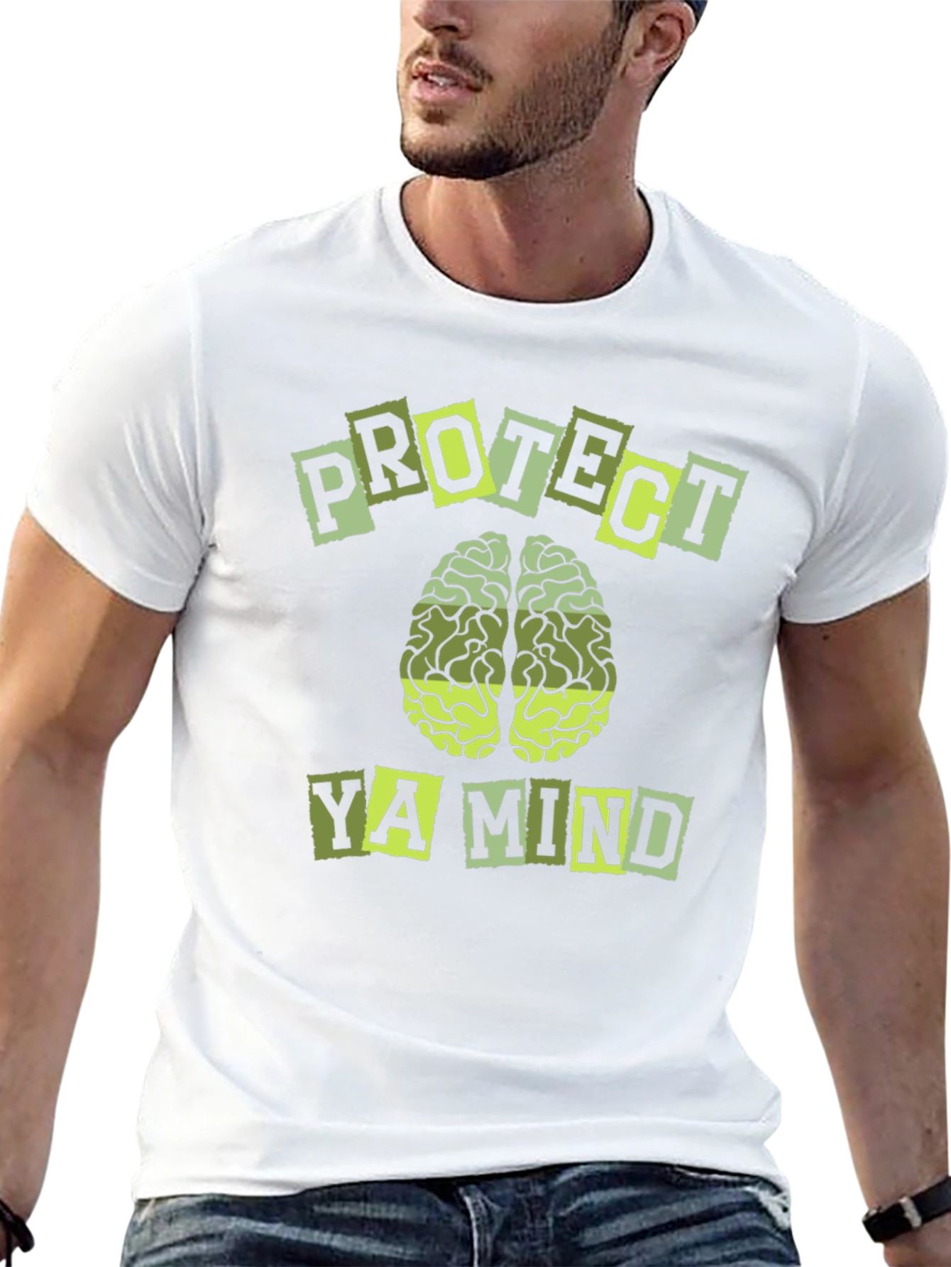 Black Protect Ya Mind Graphic Tee - Black view 13
