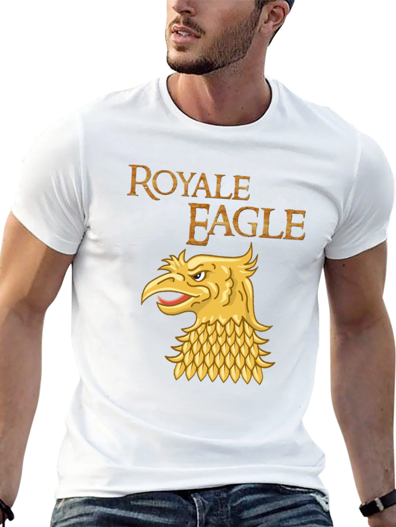 Black Royale Eagle Graphic T-Shirt - Black view 13