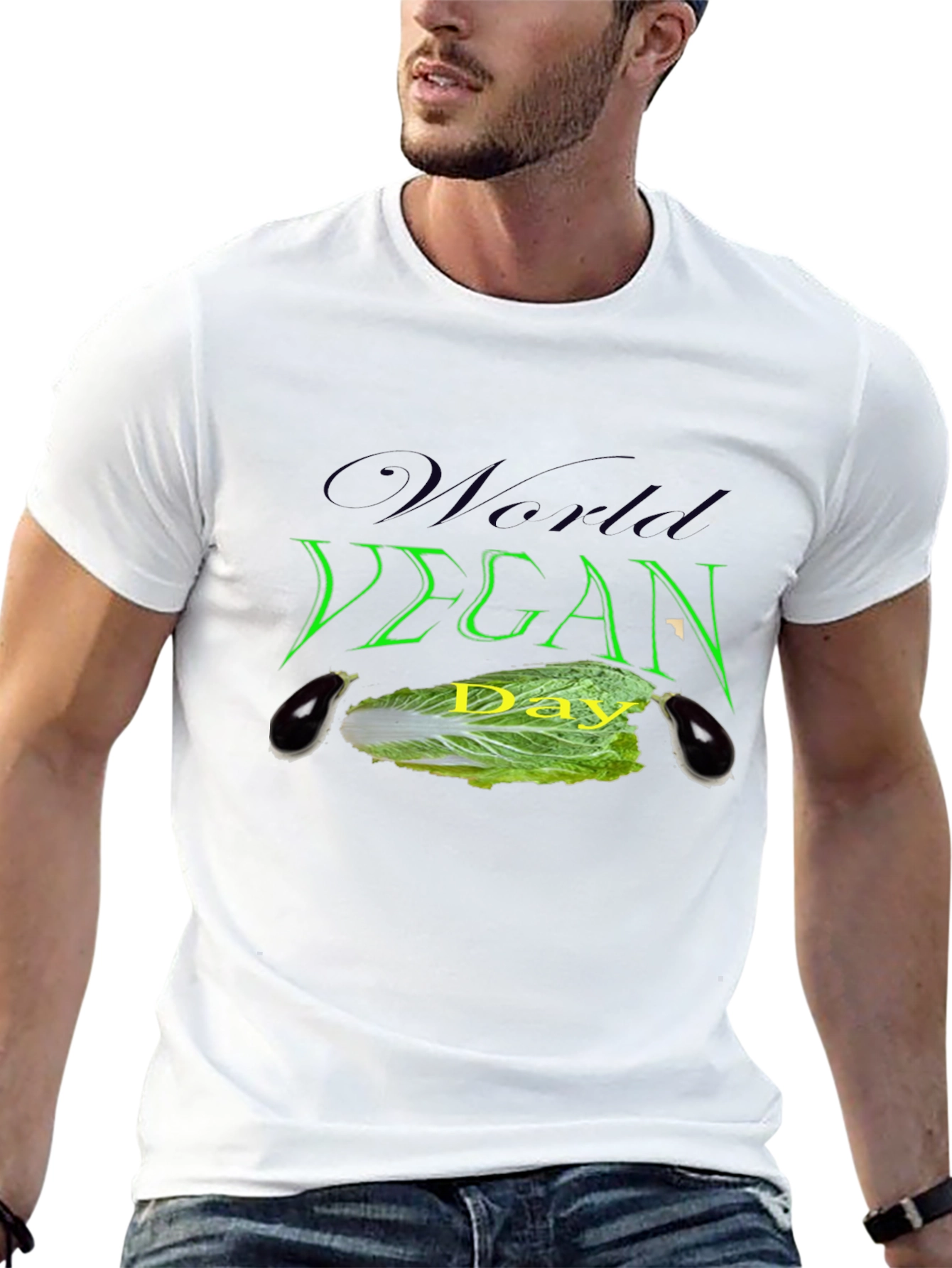Vegan Day Graphic T-Shirt - 13