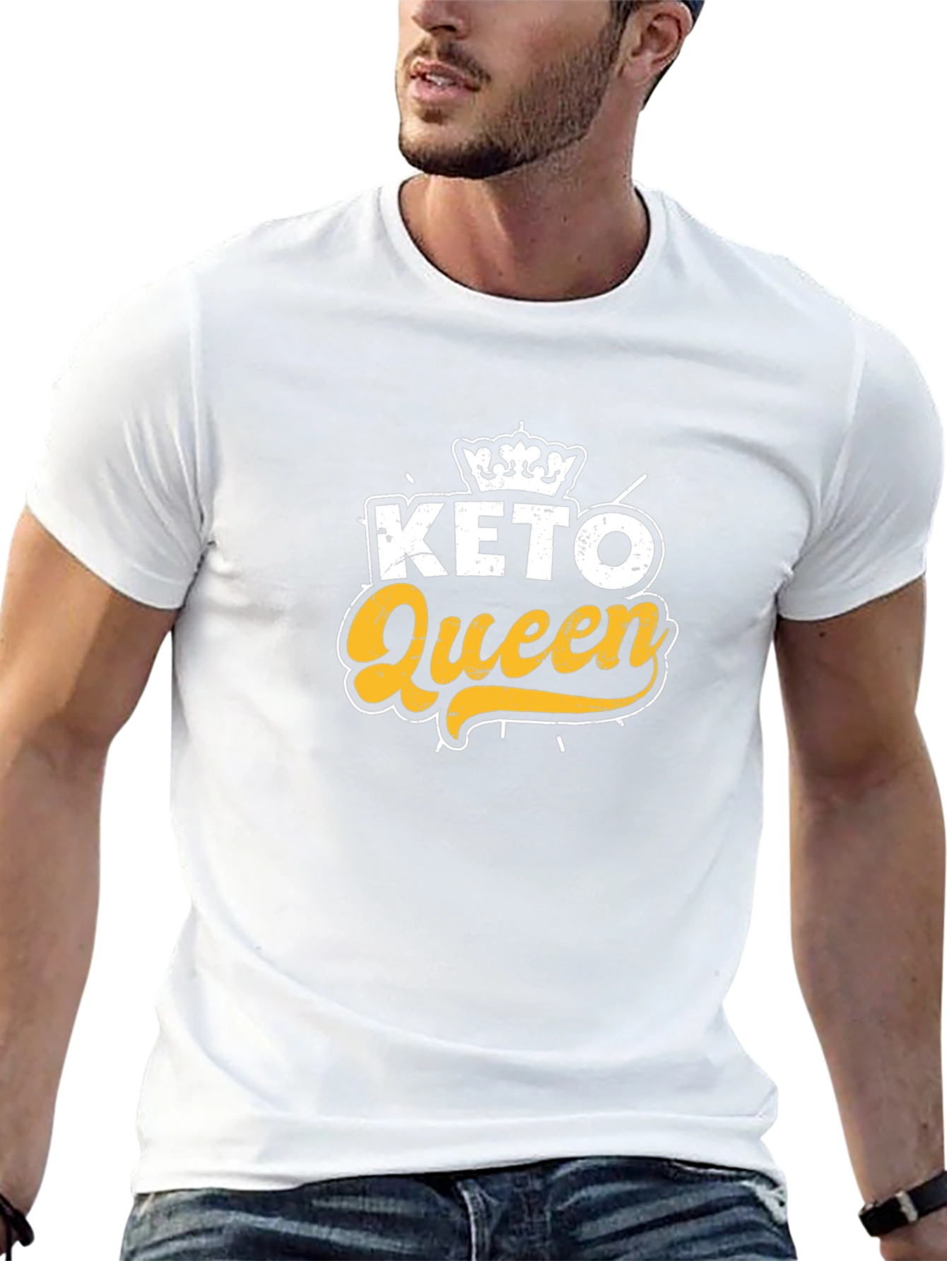 Black Keto Queen Black Graphic T-Shirt view 13