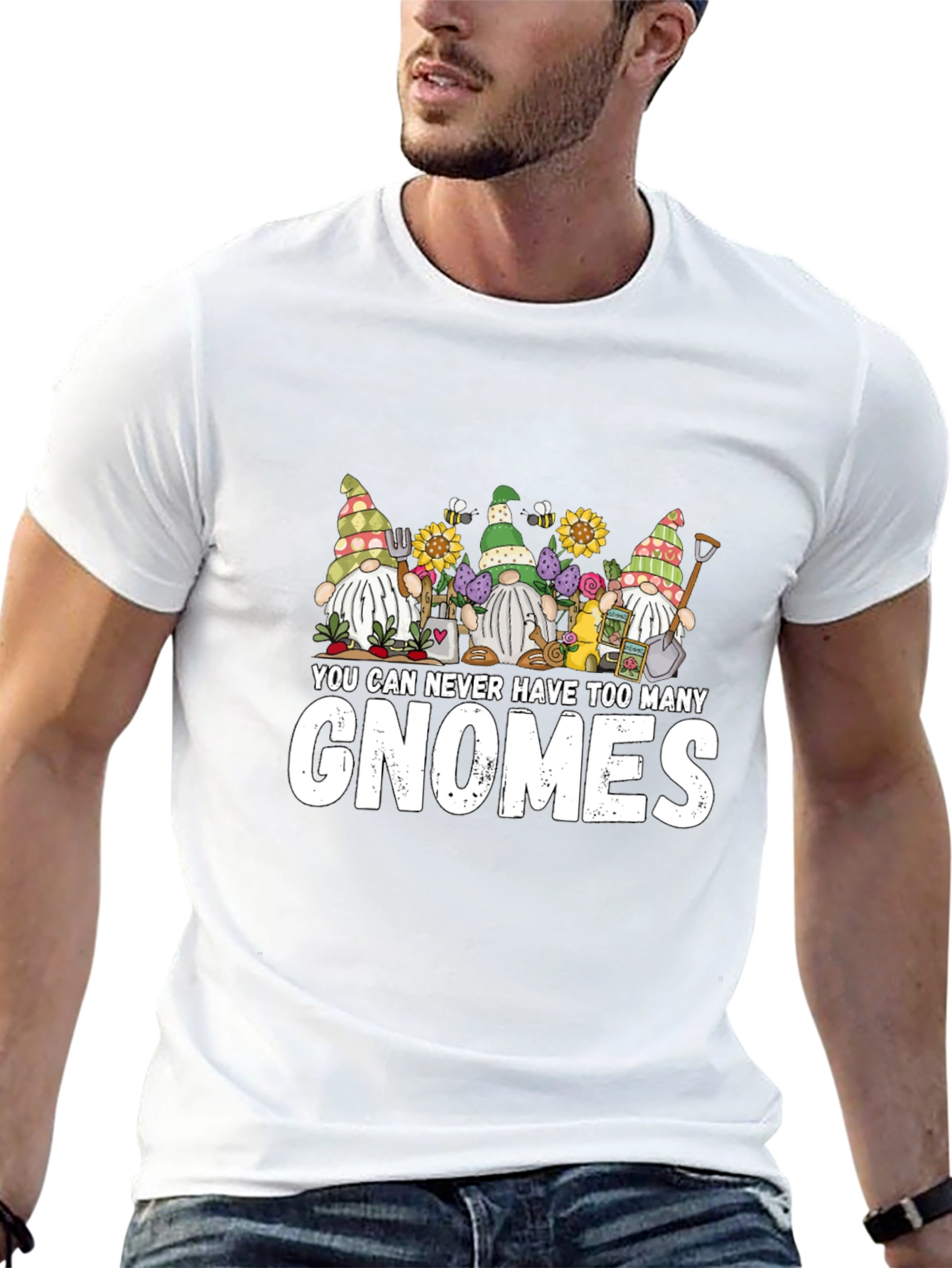 Black Gnome T-Shirt - You Can Never Have Too Many Gnomes view 13