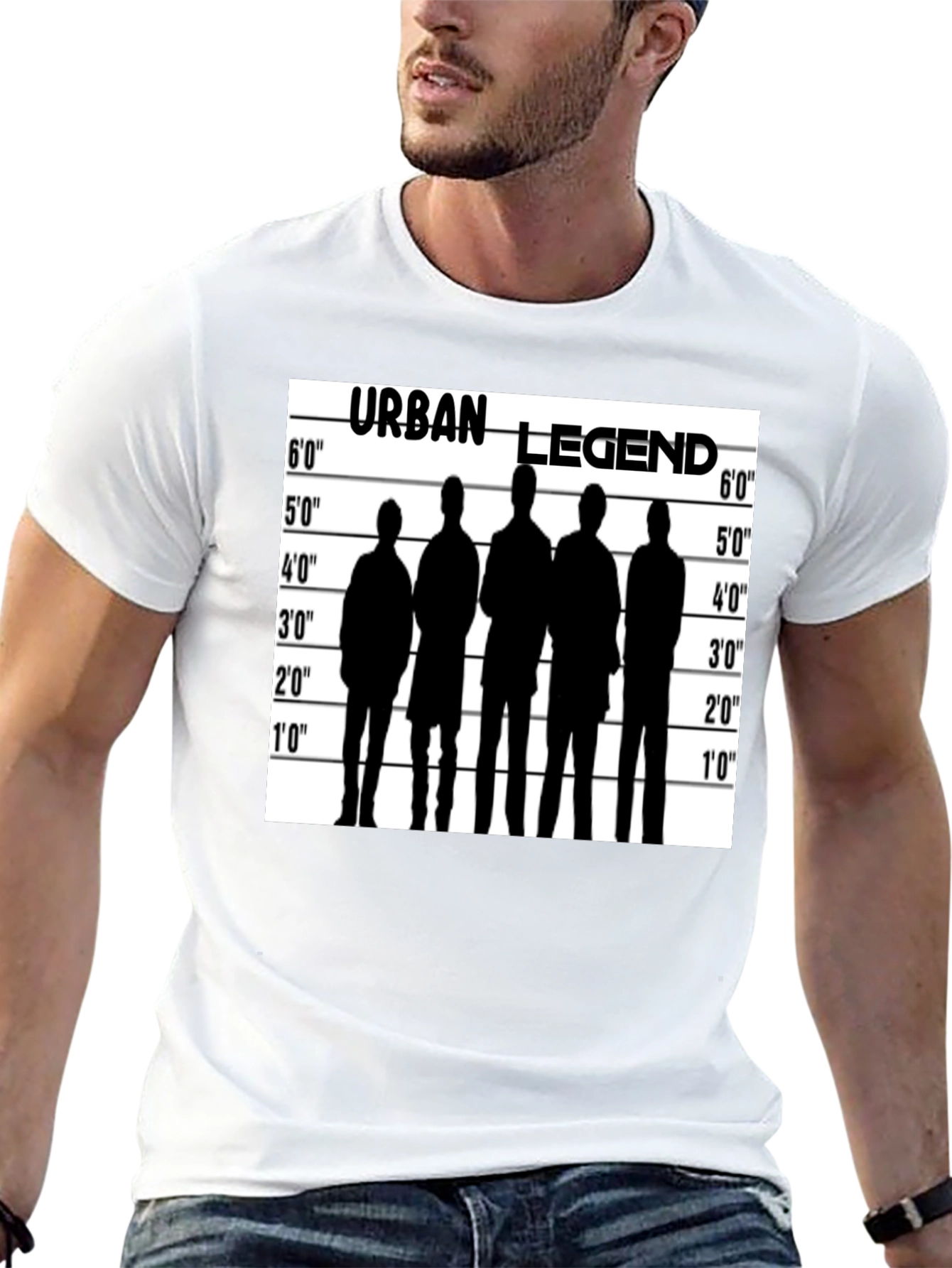 Black Urban Legend Lineup T-Shirt - Black view 13