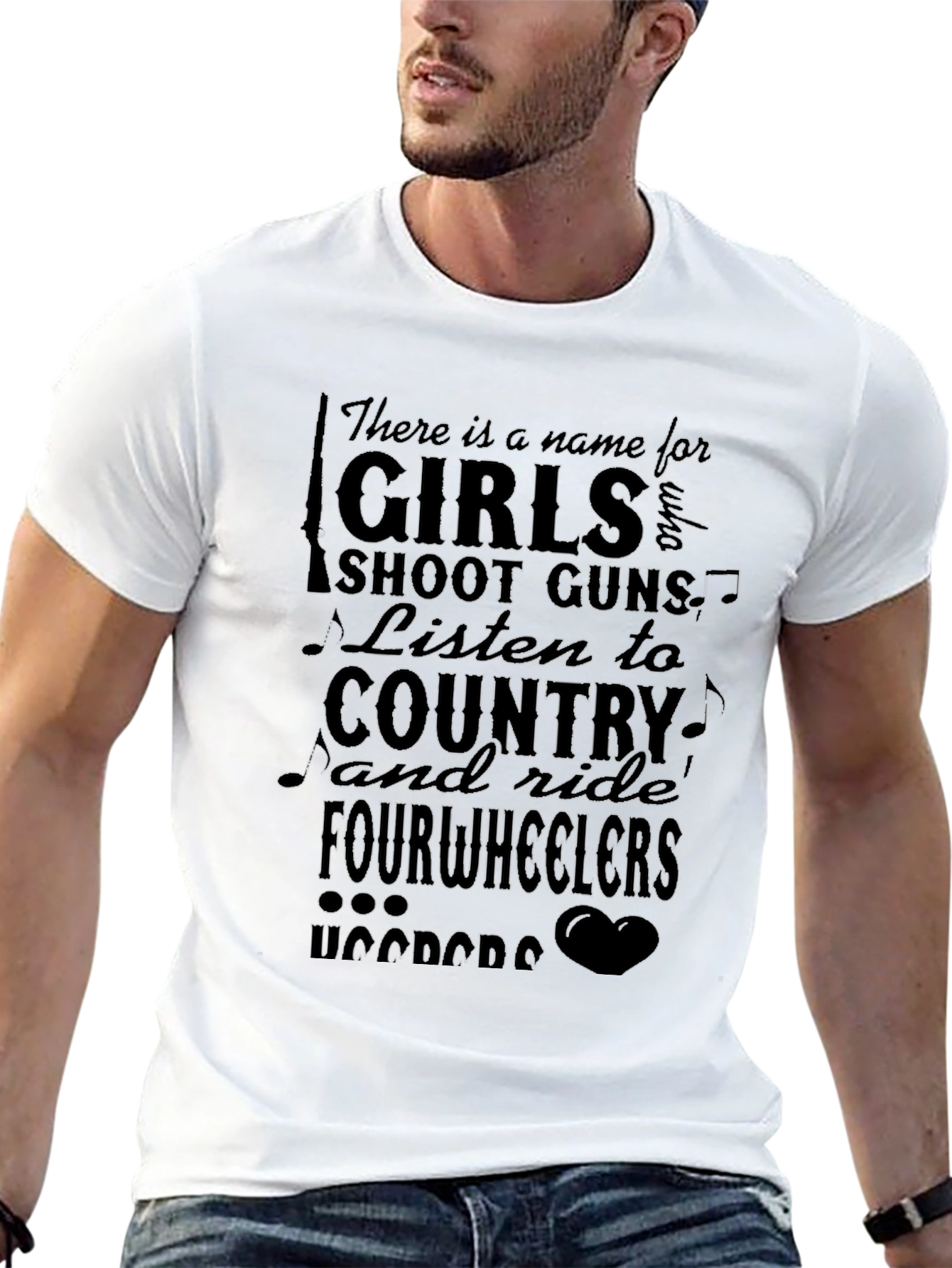 Black Girls Shoot Guns Country Fourwheelers Black T-Shirt view 13