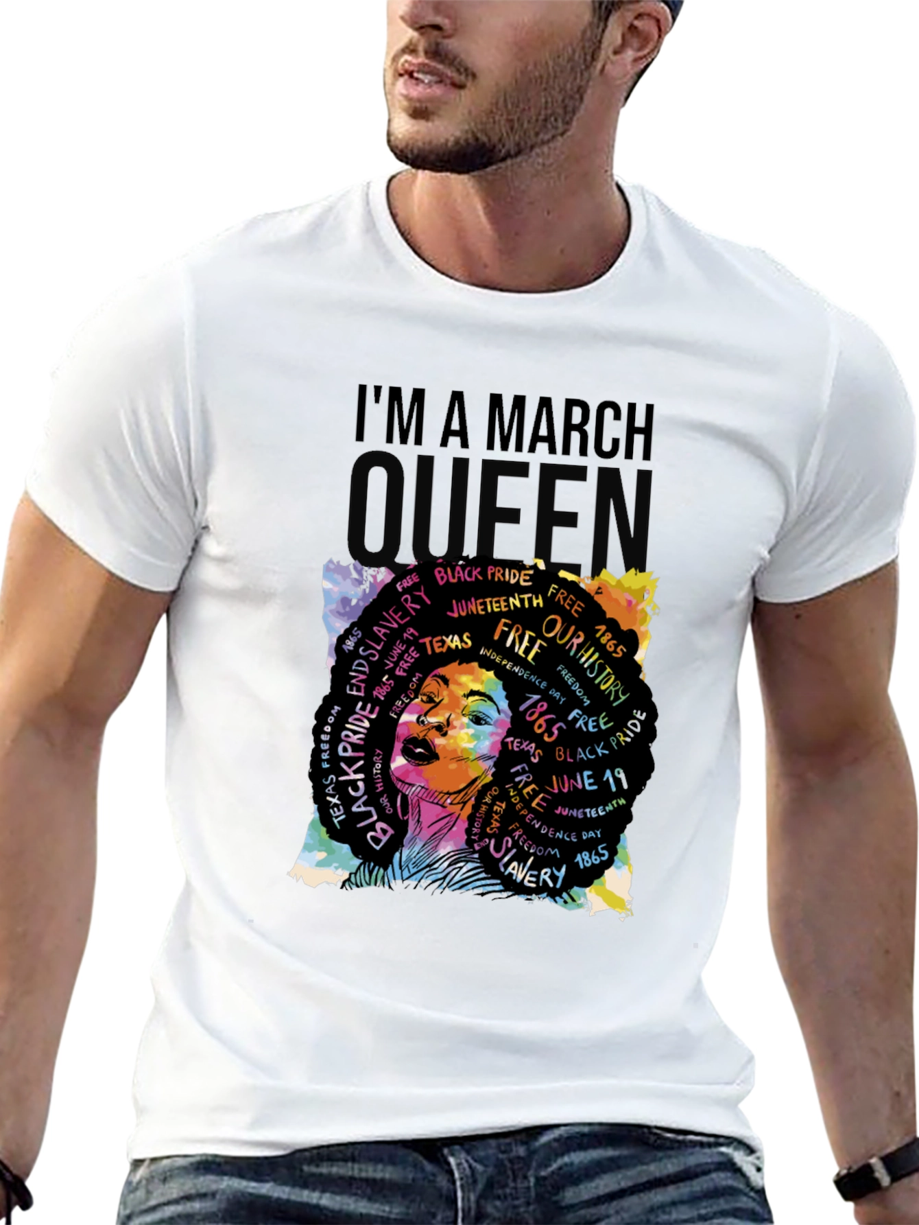 Black March Queen Black Pride Graphic Tee view 13
