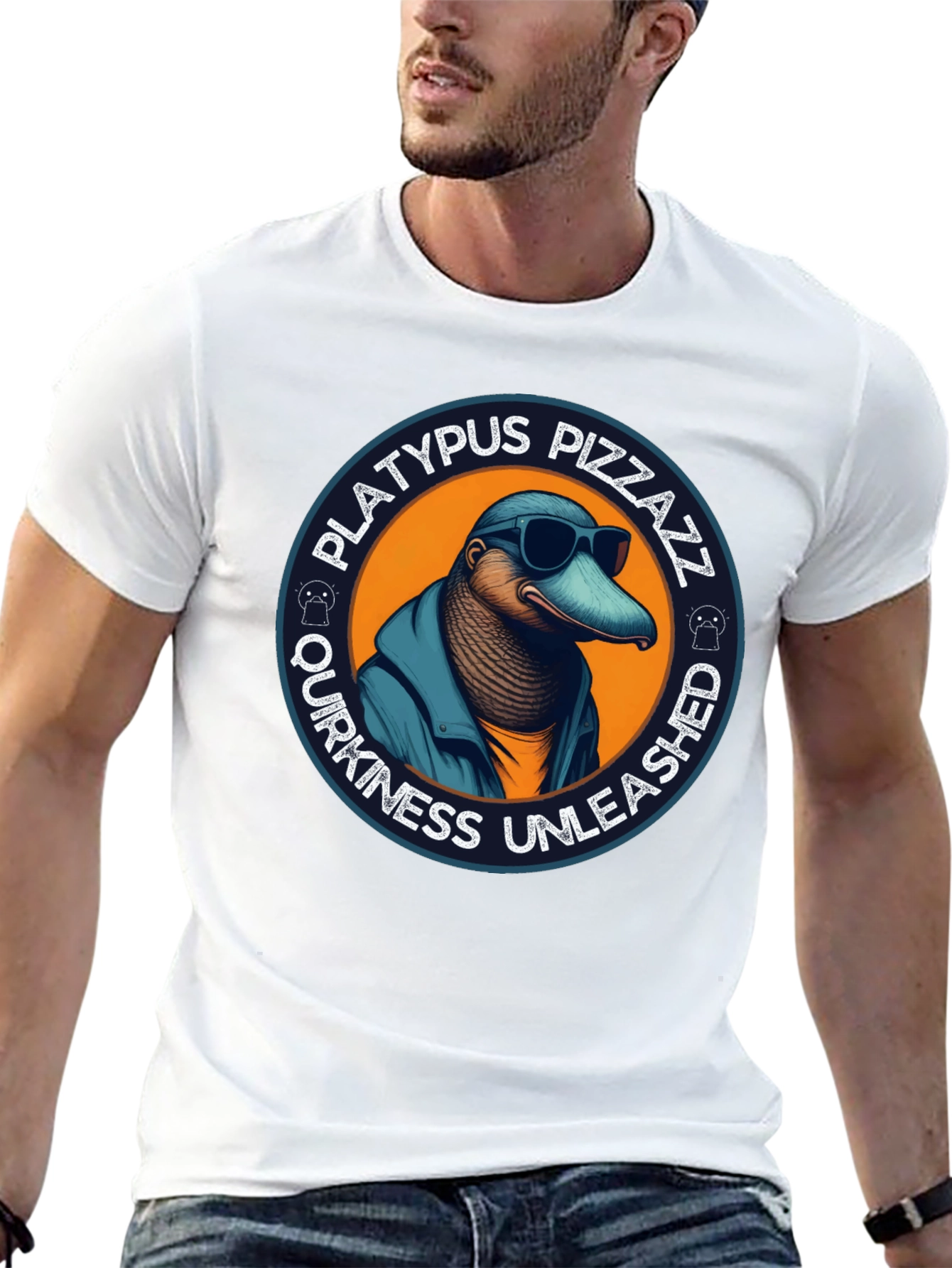 Black Platypus Pizzazz T-Shirt - Quirky & Unleashed view 13