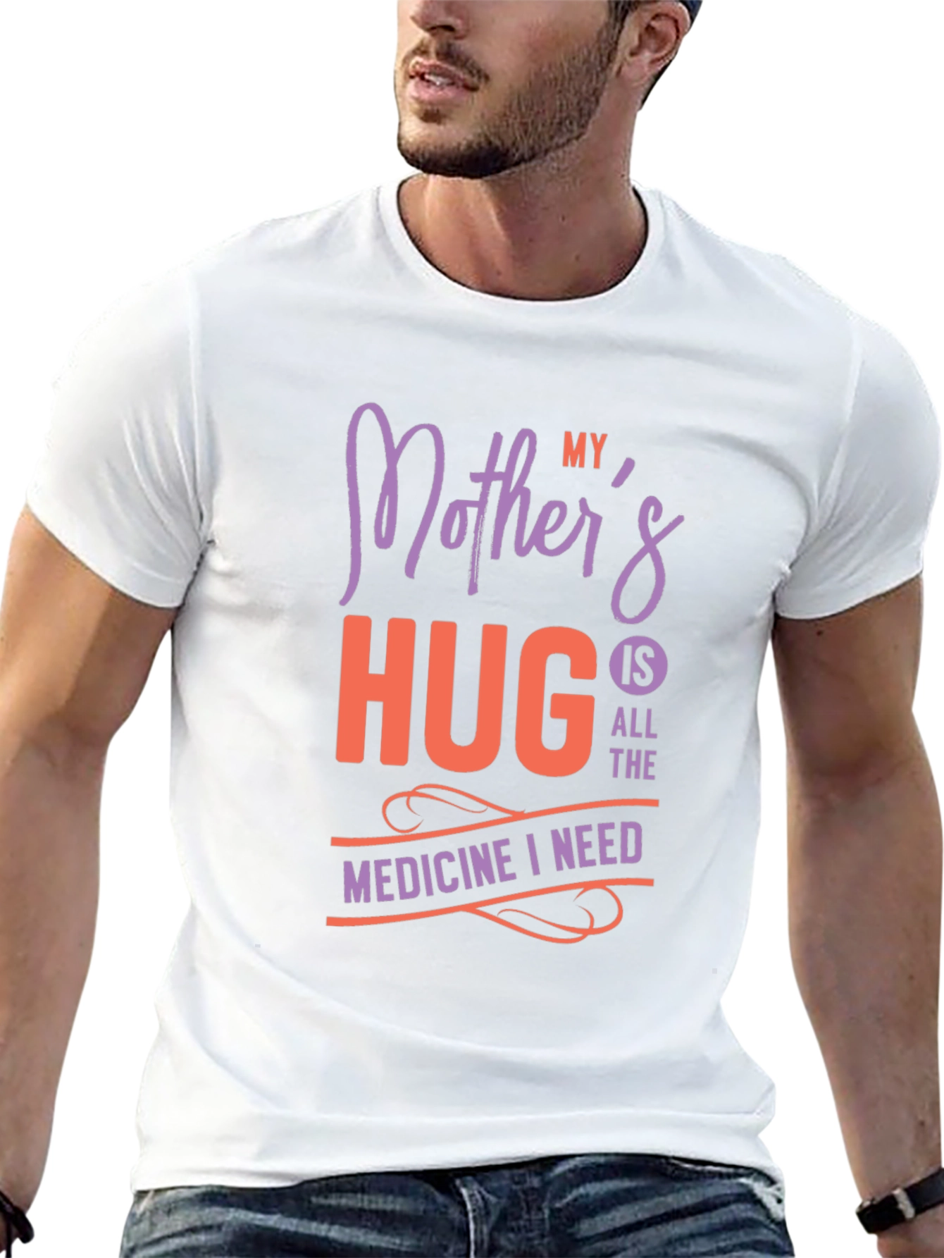 Black Mother's Hug T-Shirt - All The Medicine I Need view 13
