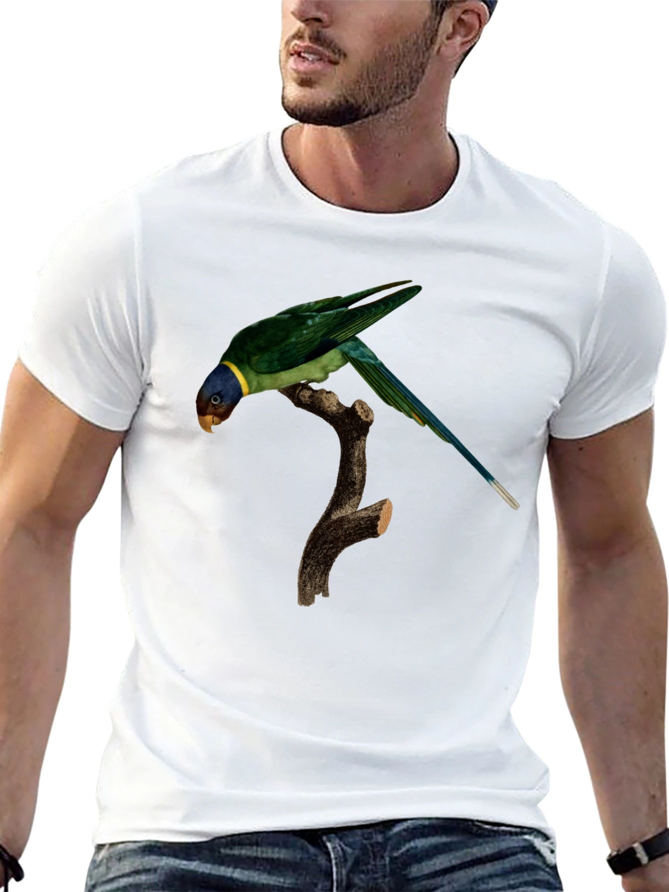Parrot Graphic T-Shirt - Unique Bird Print - 13