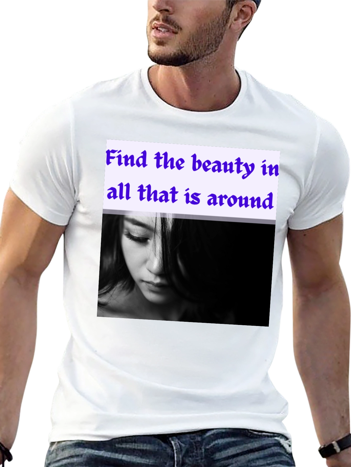 Black Beauty Within T-Shirt - Inspirational Graphic Tee view 13