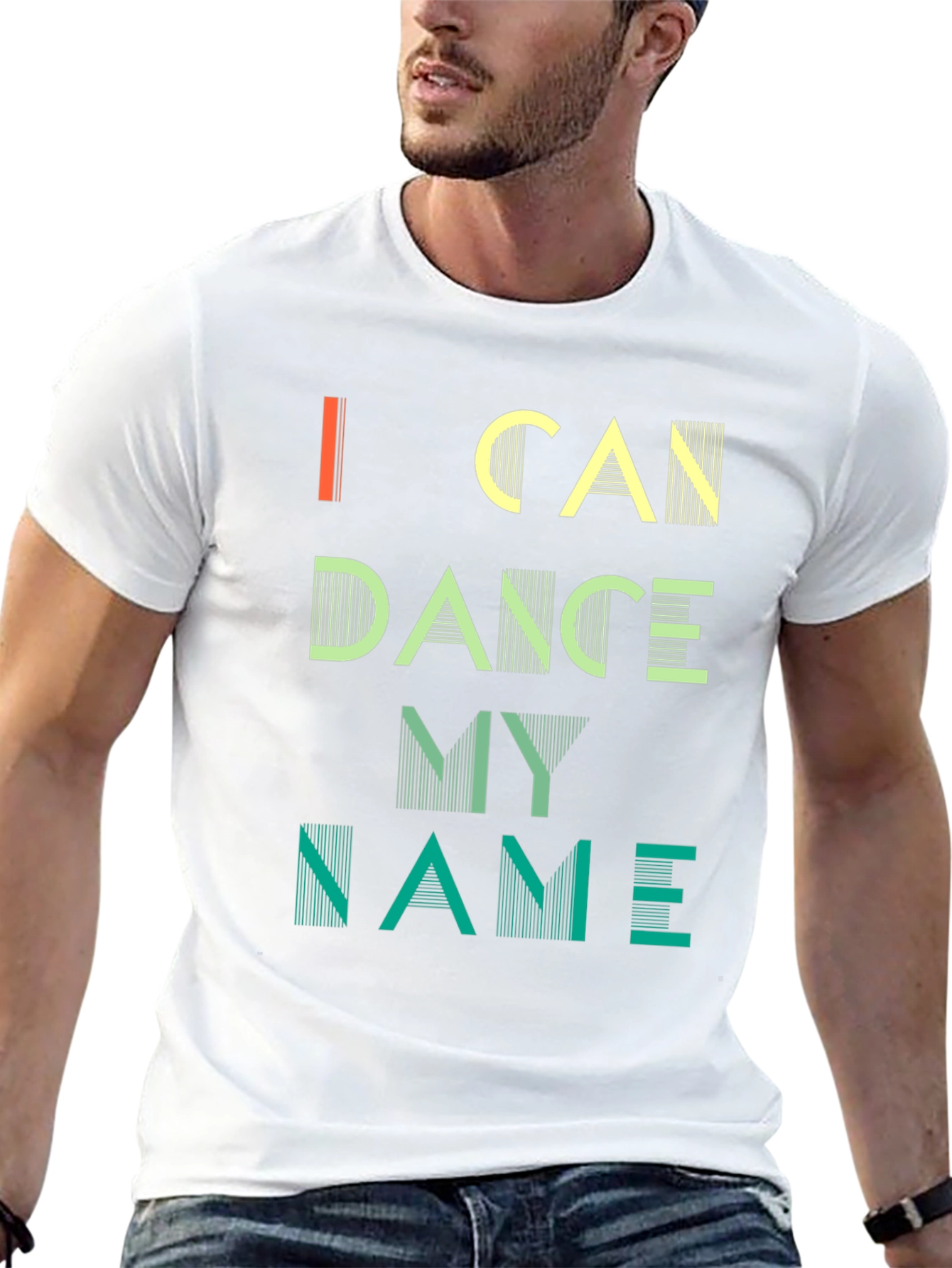 Black I Can Dance My Name Graphic Tee - Unique Design view 13