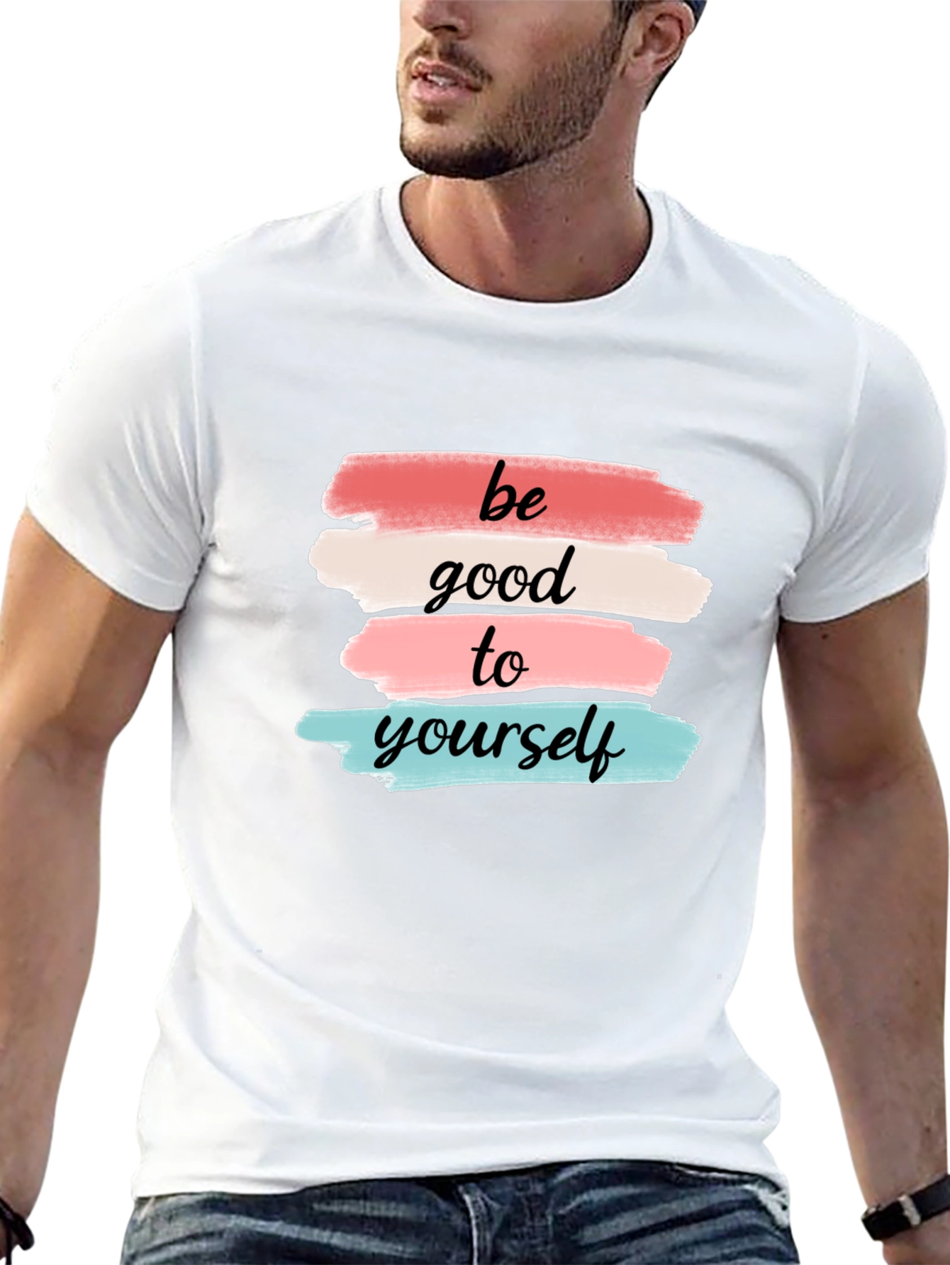 Black Be Good to Yourself Graphic Tee view 13