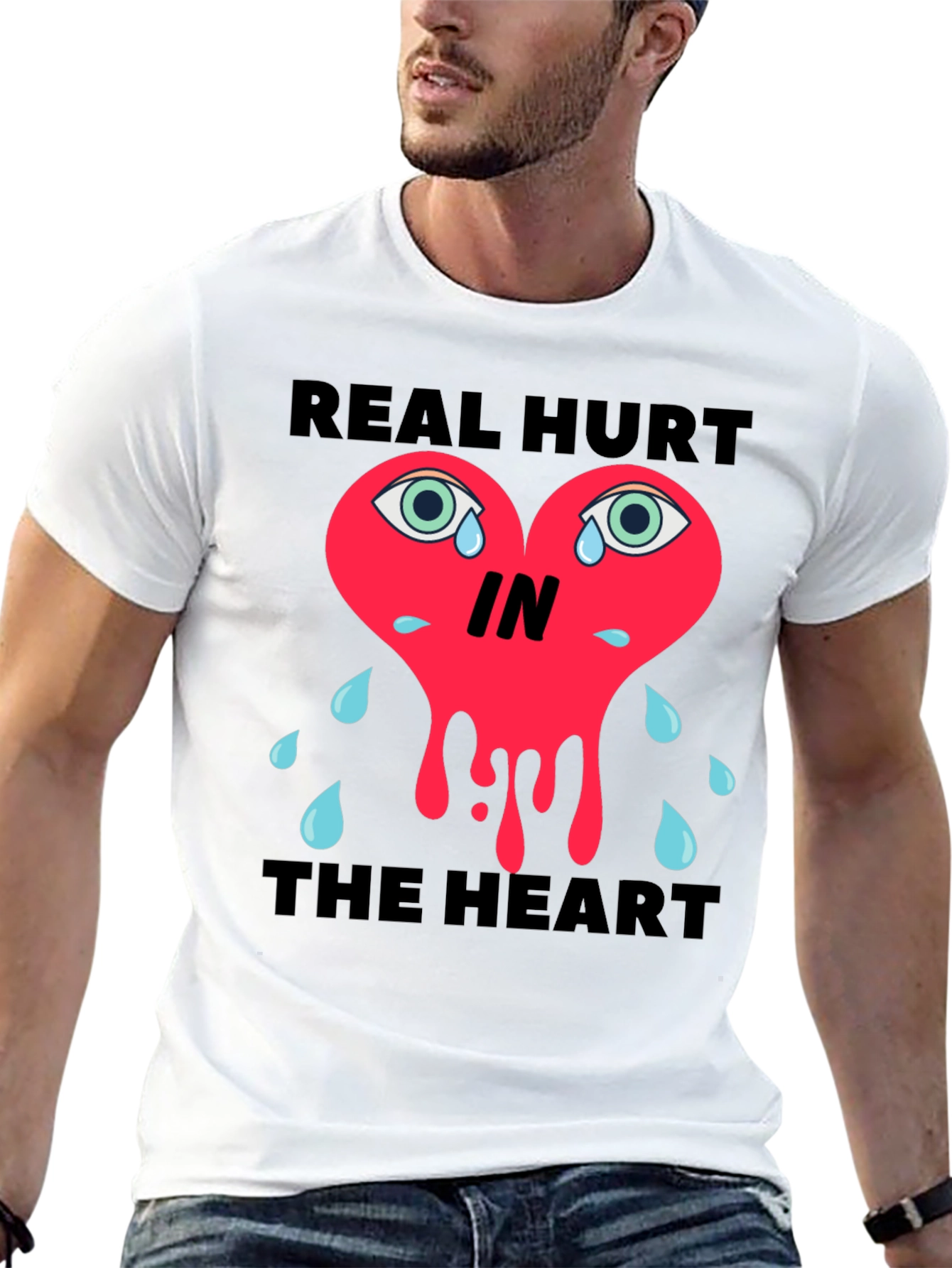 Real Hurt in the Heart Graphic Tee - 13