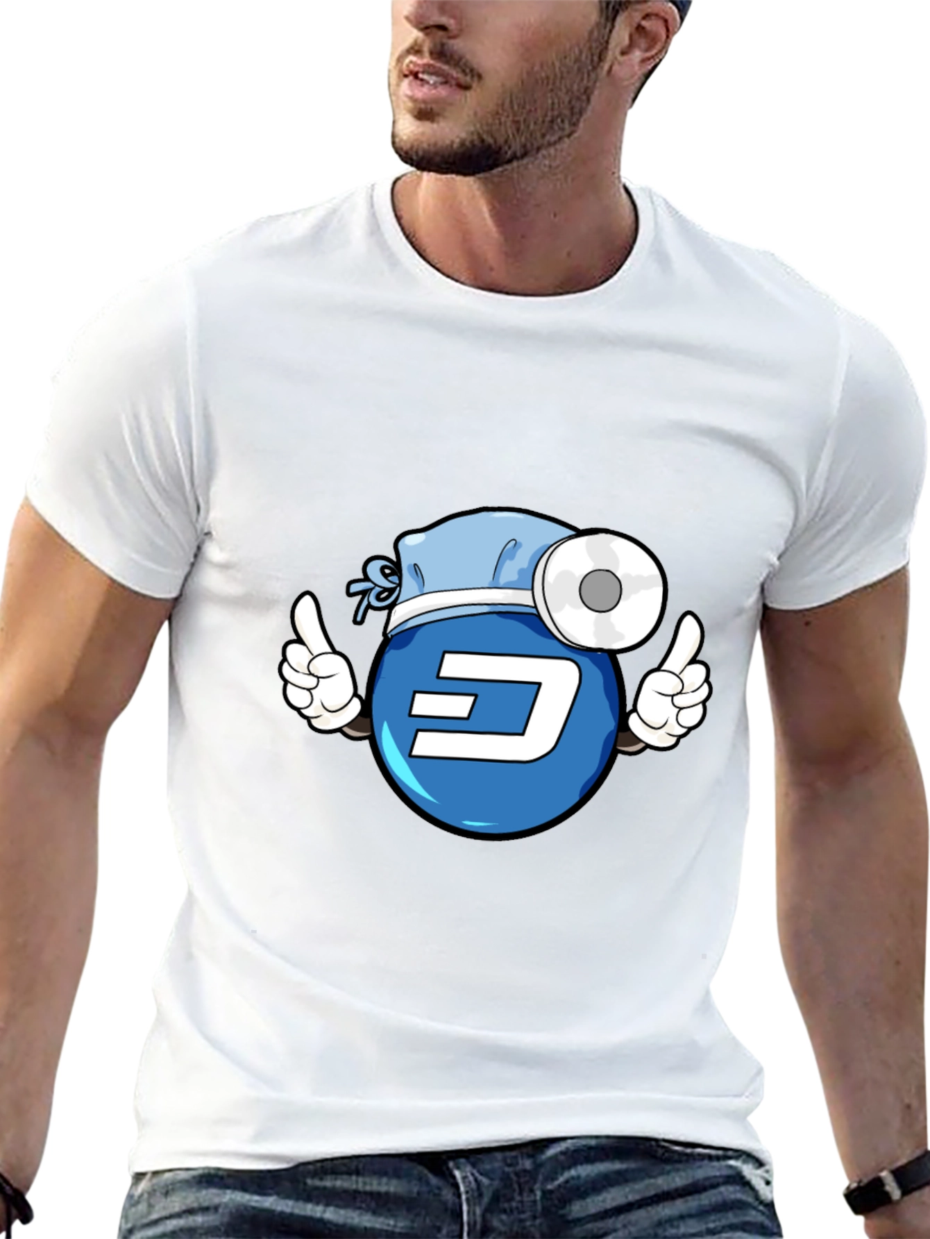 Black Novelty Crypto Dash Doctor T-Shirt view 13