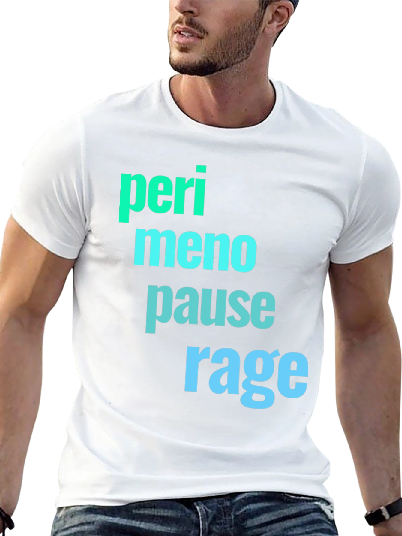 Black Perimenopause Rage Black Graphic Tee view 13