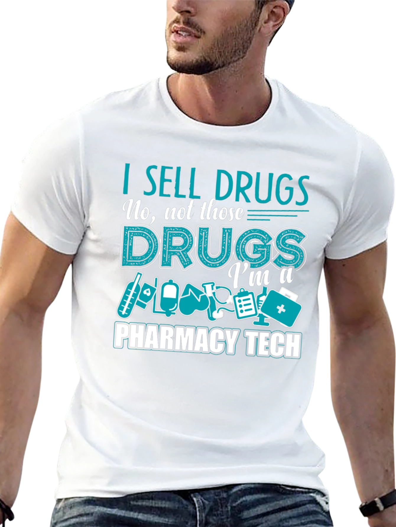 I Sell Drugs Pharmacy Tech T-Shirt - 13