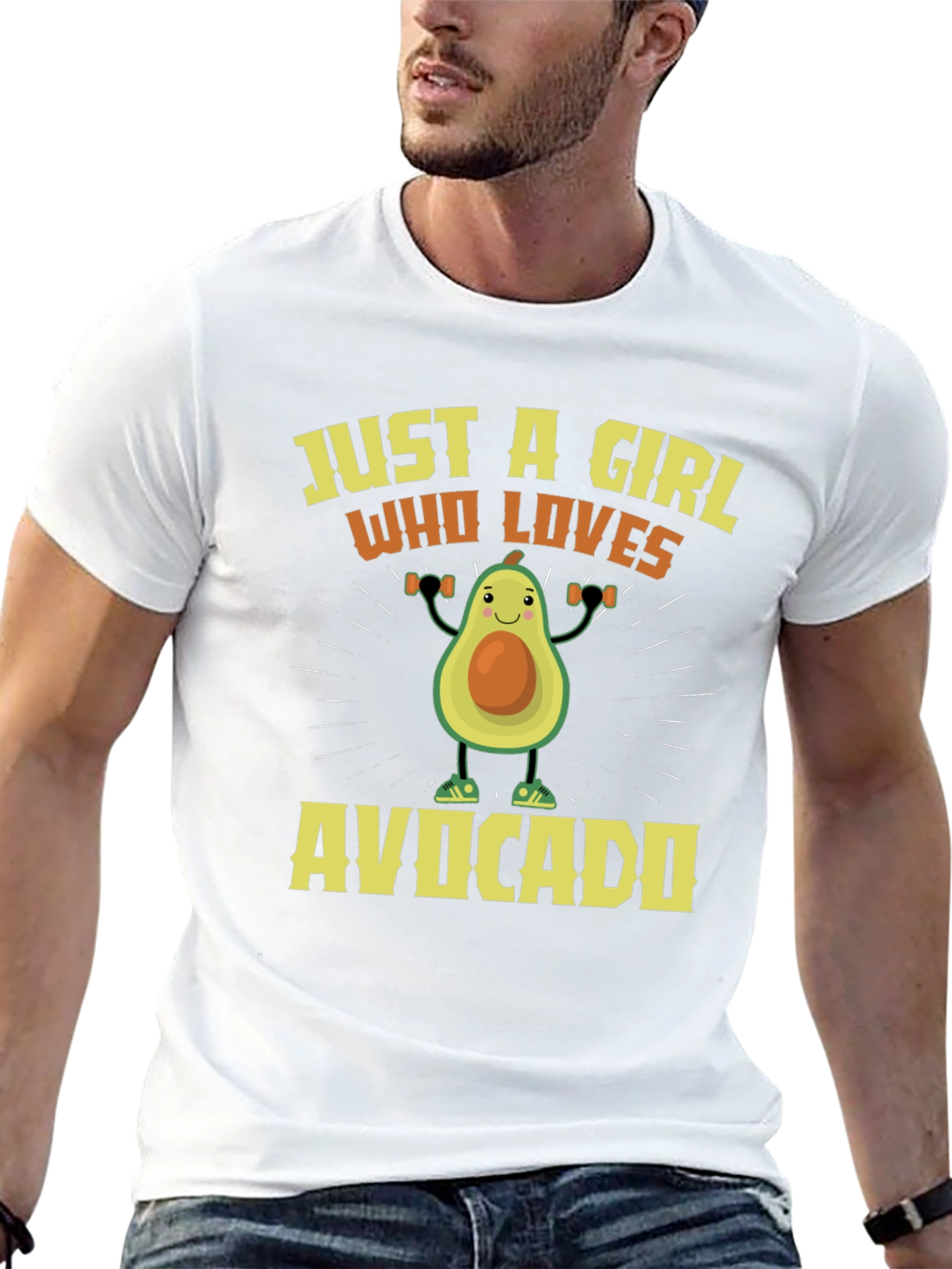 Black Avocado Lover Graphic T-Shirt - Unisex view 13