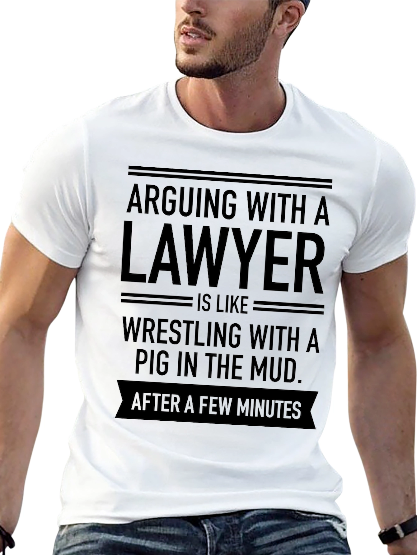 Arguing with a Lawyer T-Shirt - Funny Novelty Tee - 13