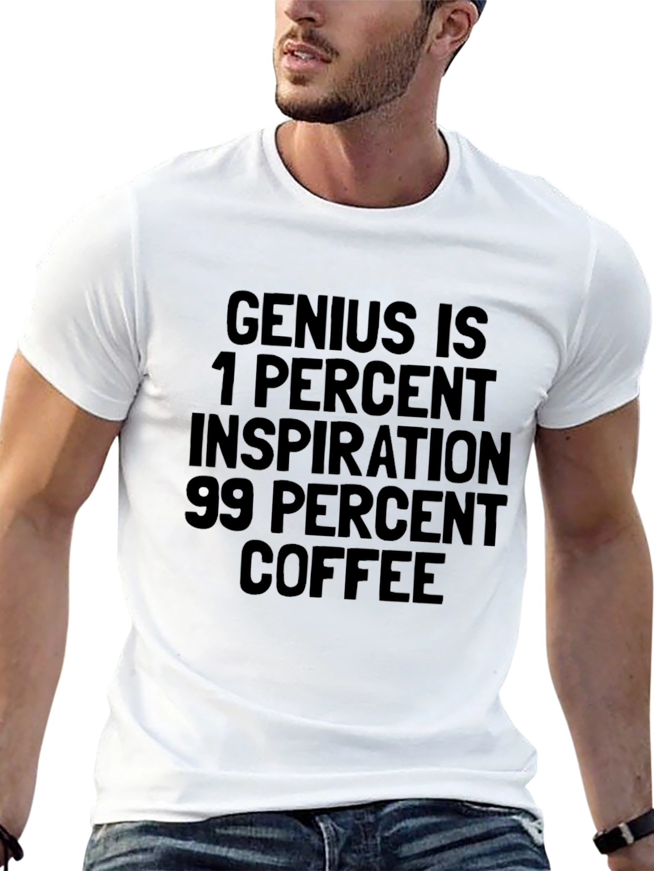 Black Coffee Inspiration Tee - Black Cotton view 13