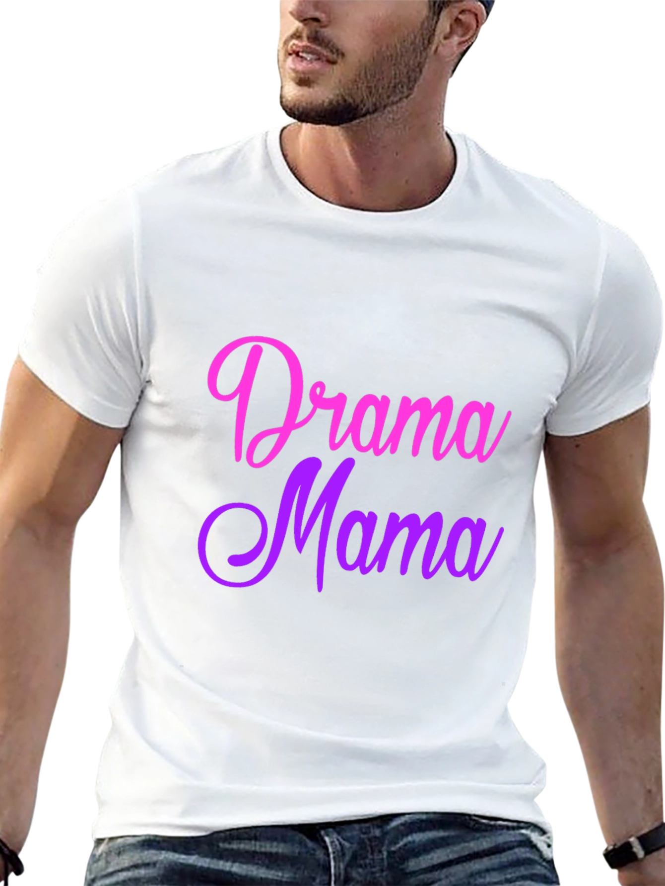 Black Drama Mama Ombre Graphic Tee view 13