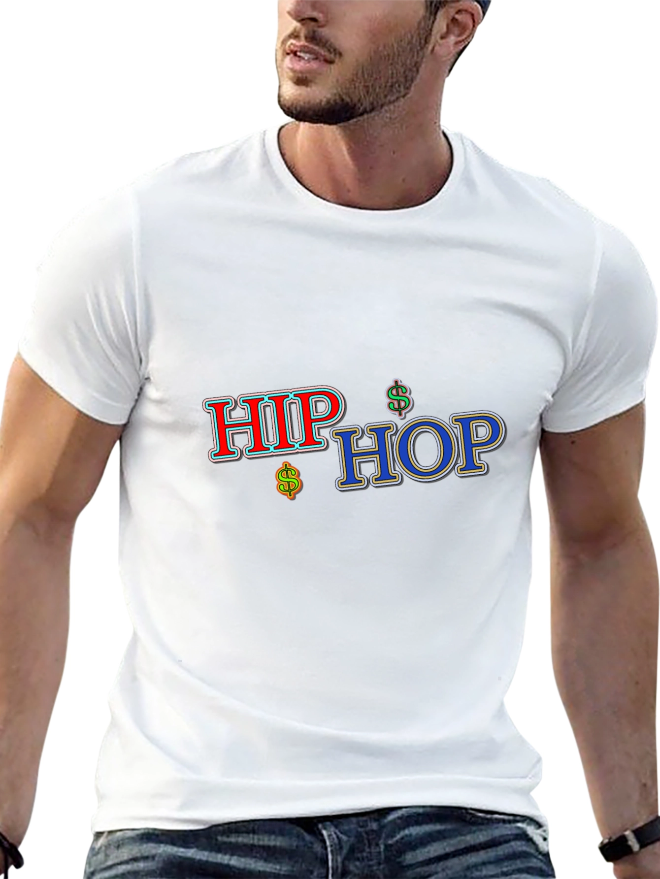 Black Hip Hop Black T-Shirt view 13