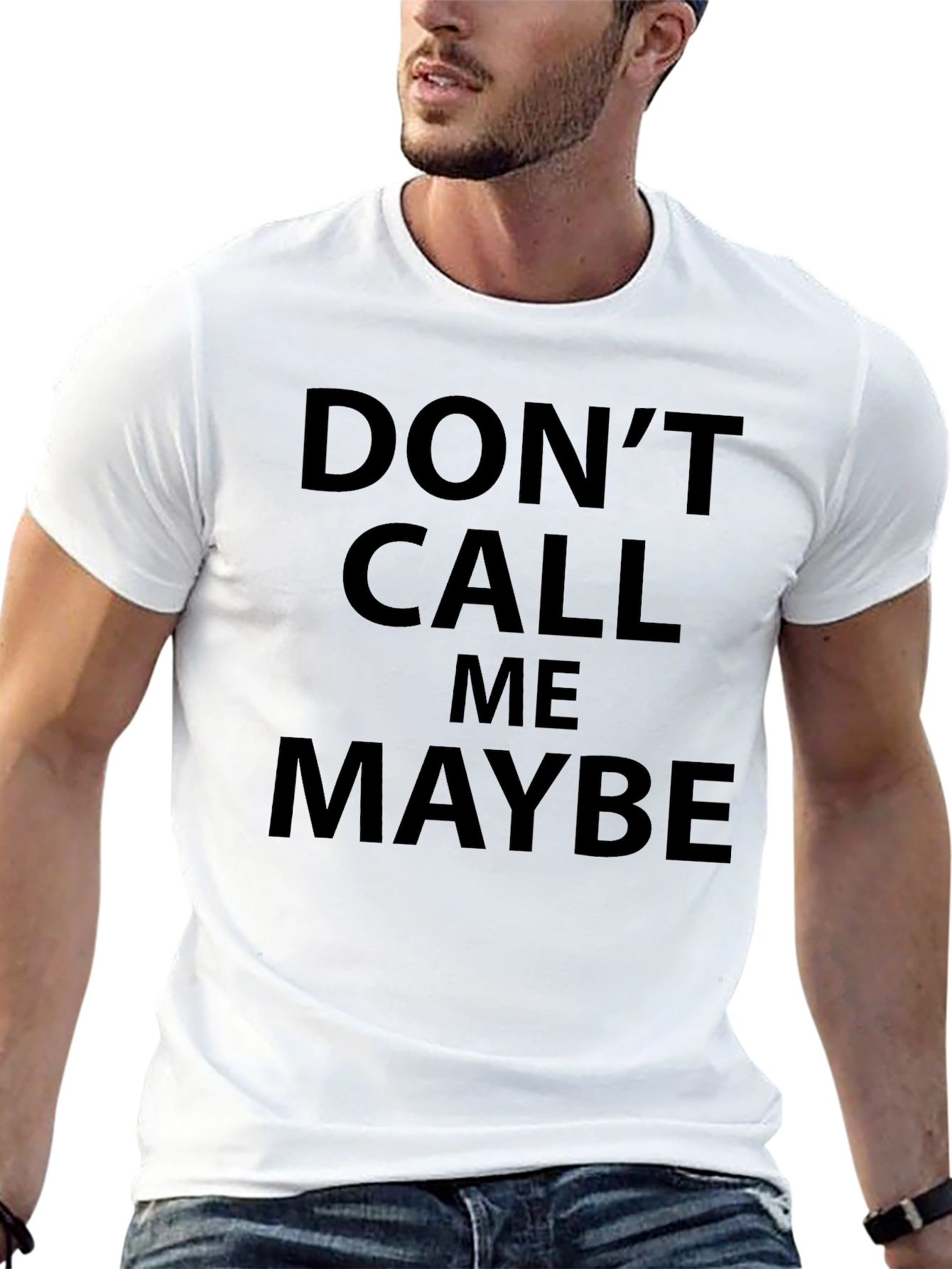 Black Don't Call Me Maybe Funny Novelty T-Shirt view 13