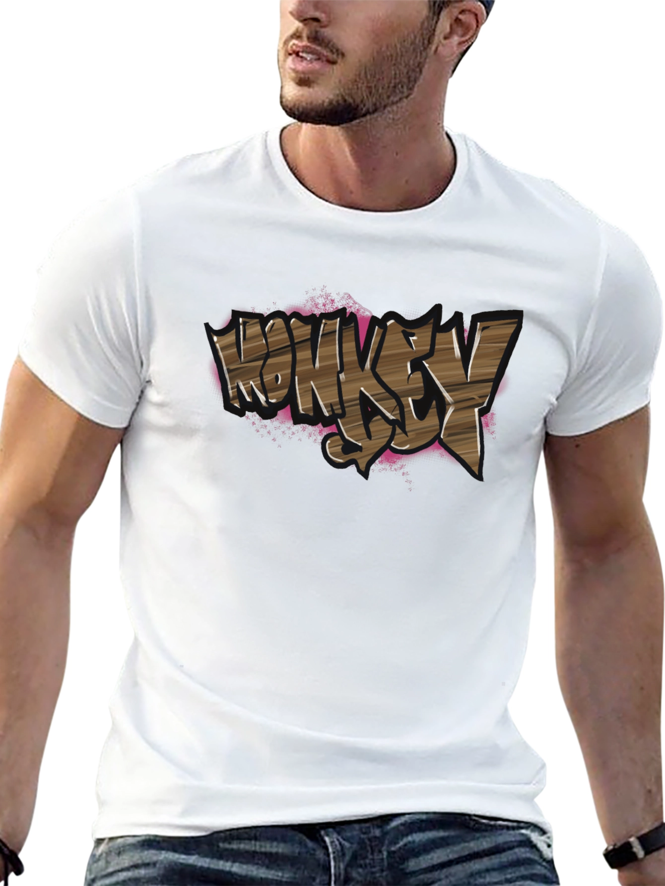 Black Honkey-saurus T-Shirt - Bold Graphic Tee view 13